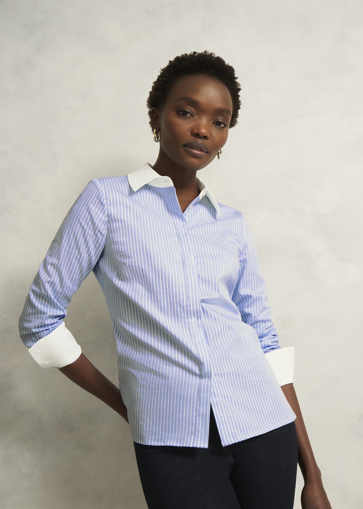 Victoria Cotton Blend Shirt