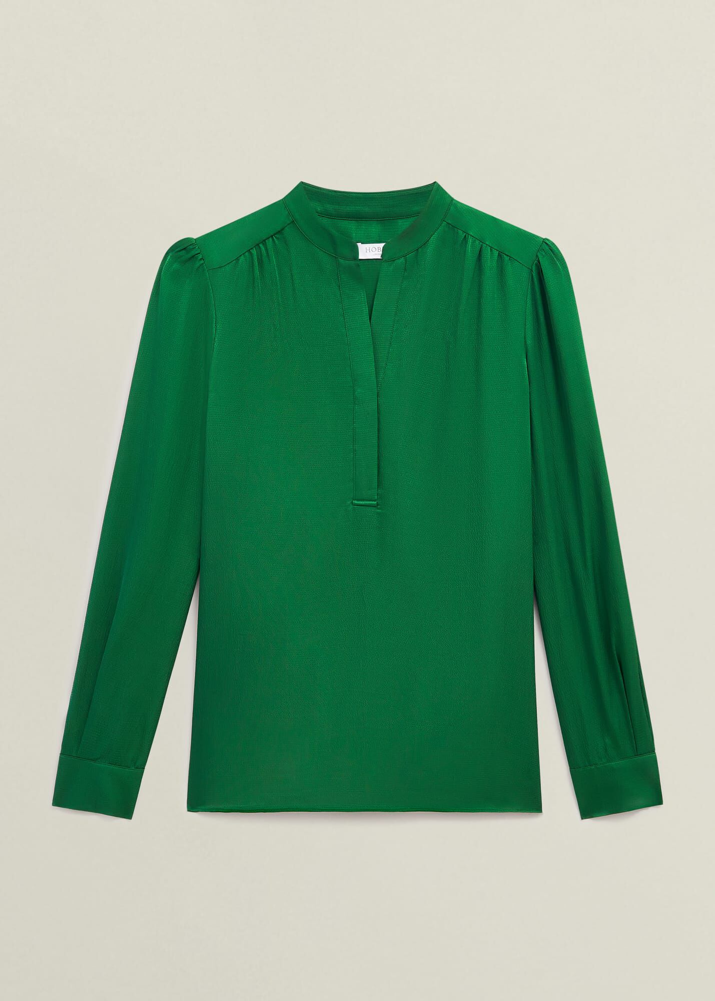 Jade Satin Blouse