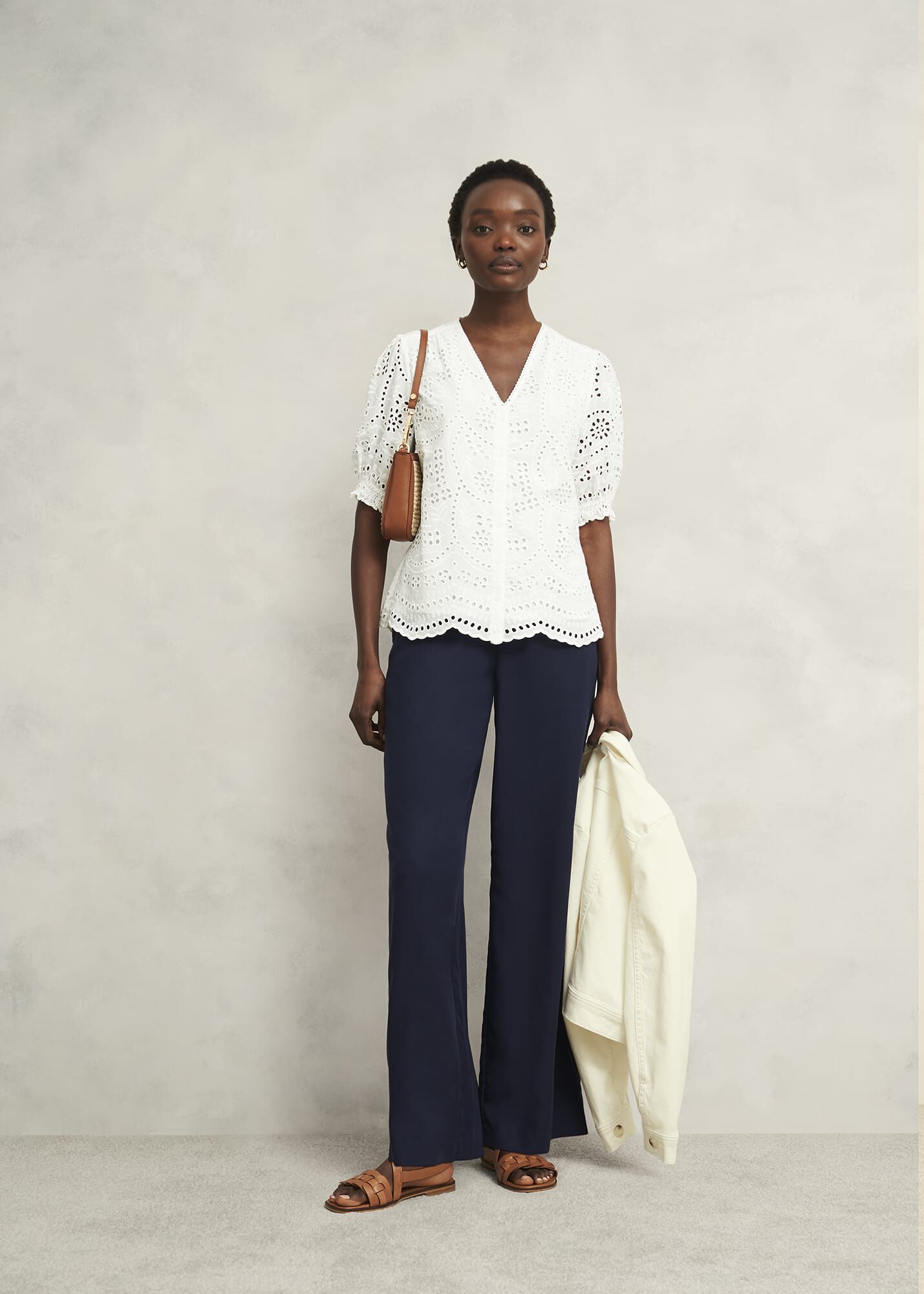 Chiara Broderie Blouse