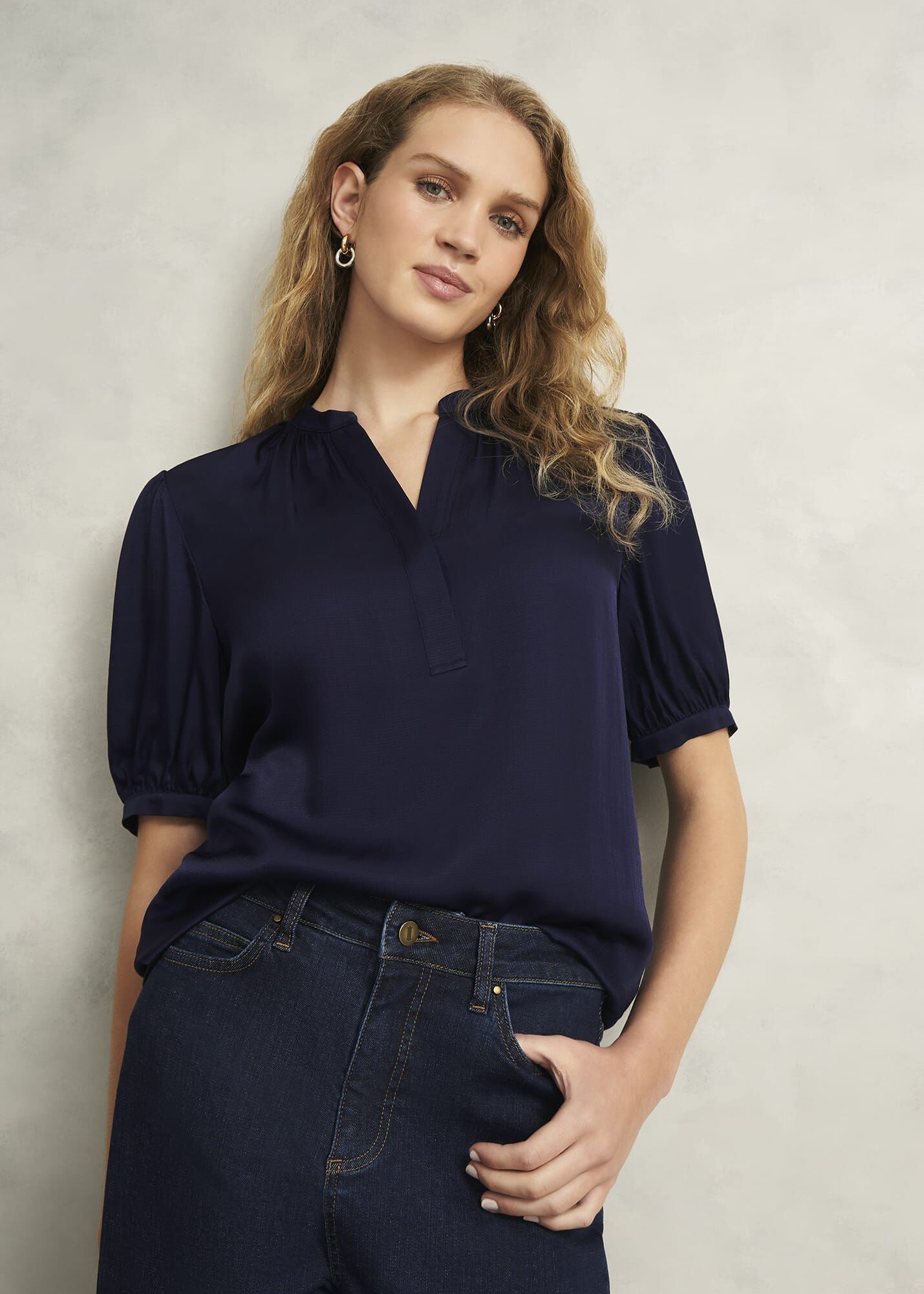 Anastasia Satin Blouse