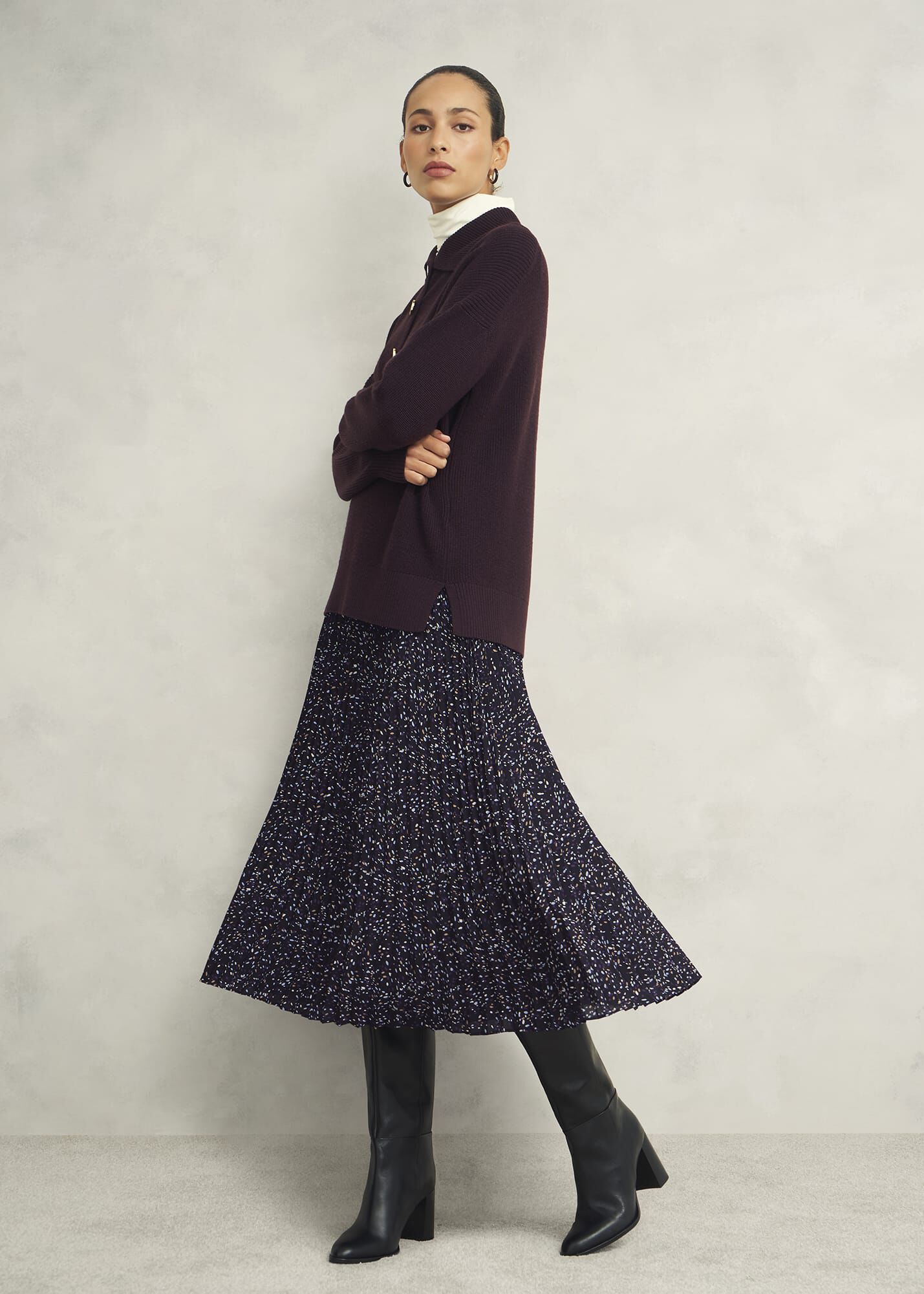Teia Pleated Skirt
