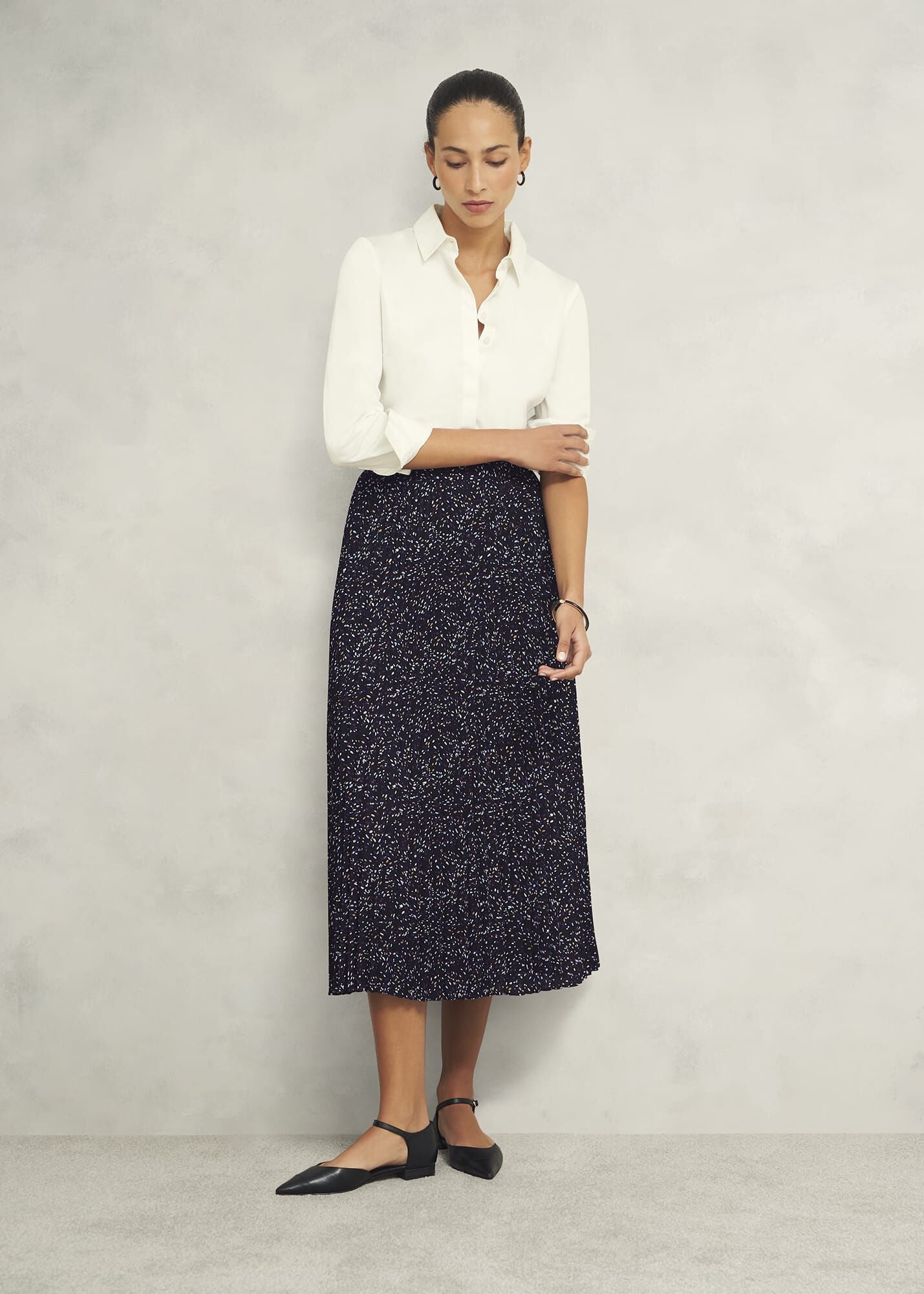 Teia Pleated Skirt