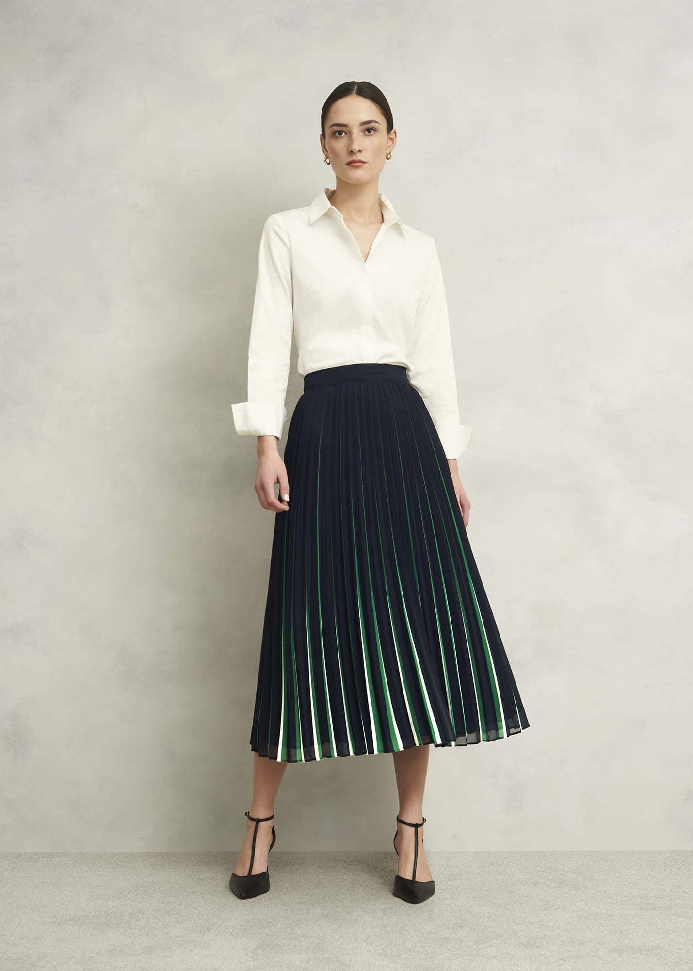 Vida Pleated Skirt