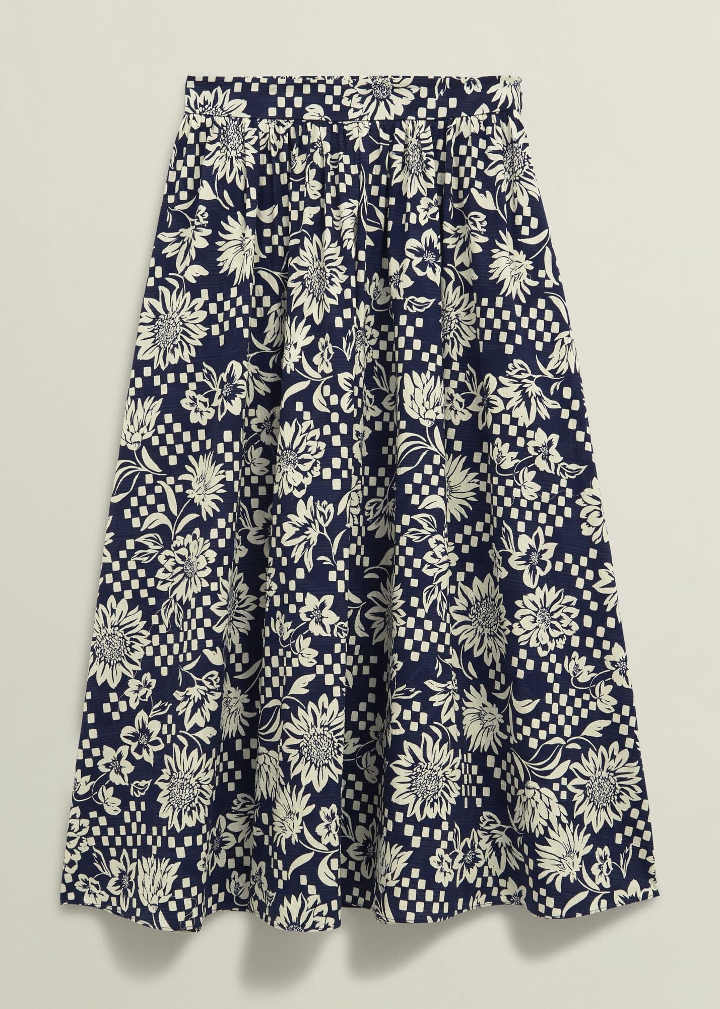 Rousham Cotton Midi Skirt