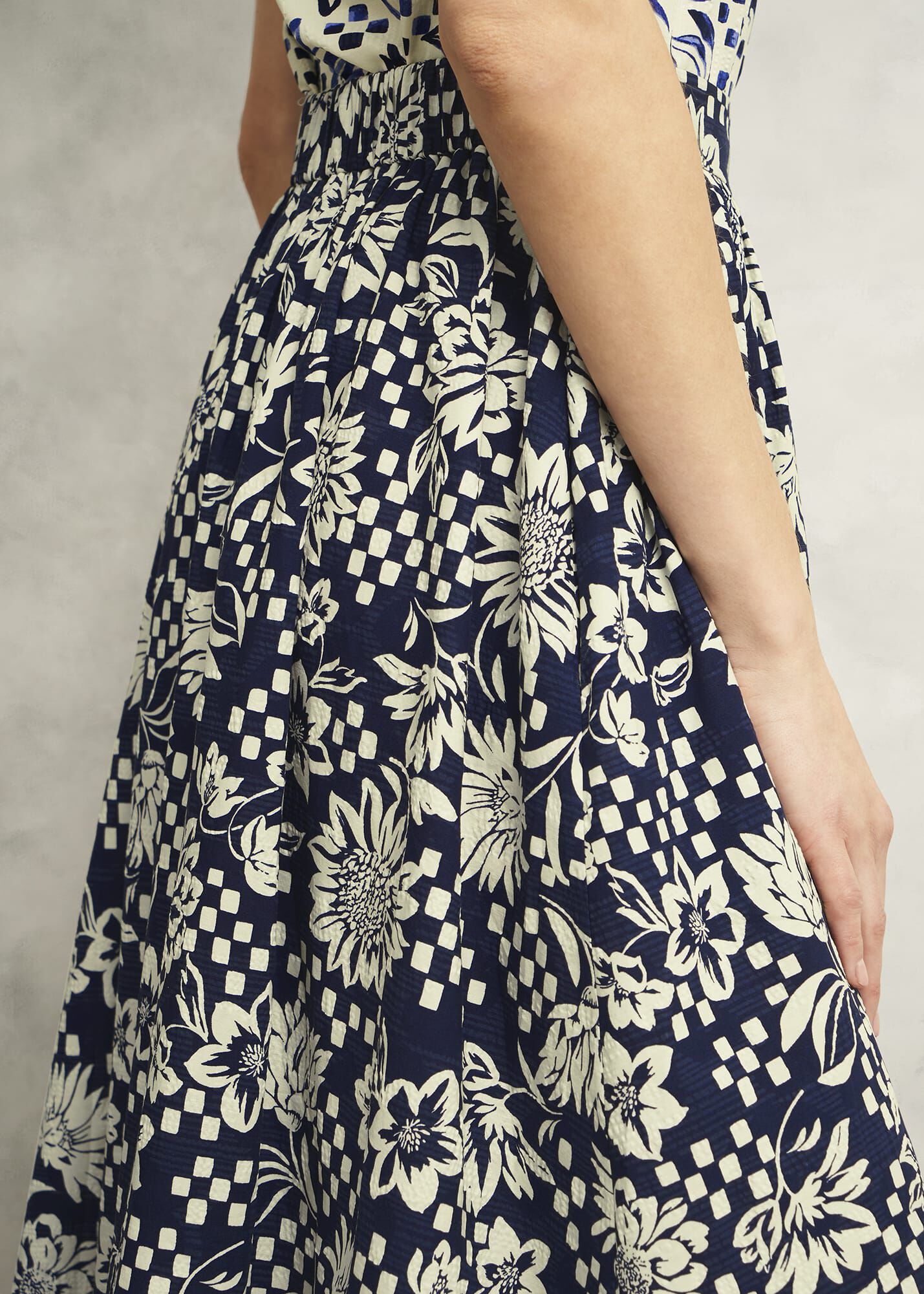 Rousham Cotton Midi Skirt