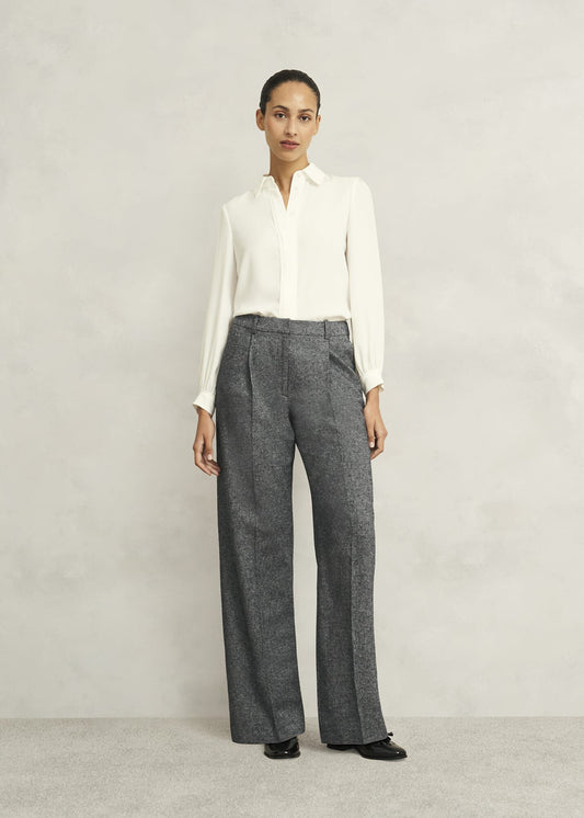 Emelie Wide Trouser With Wool