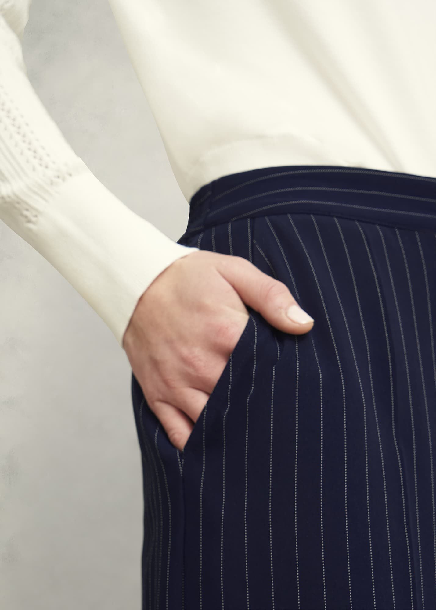Hadley Pinstripe Trousers