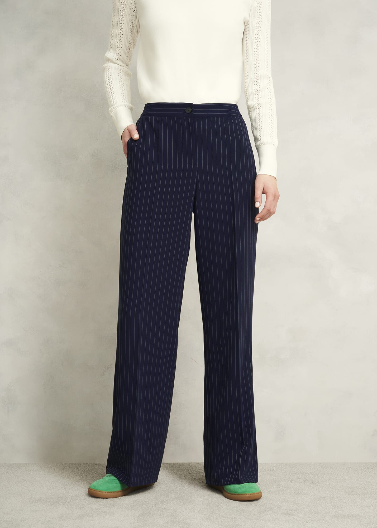 Hadley Pinstripe Trousers