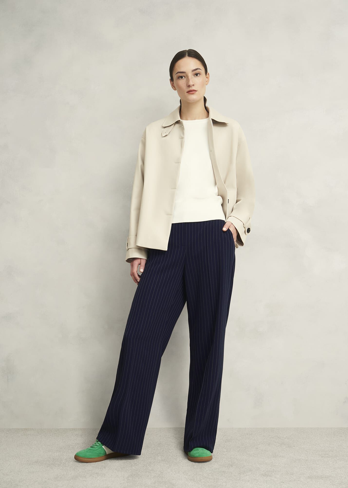 Hadley Pinstripe Trousers