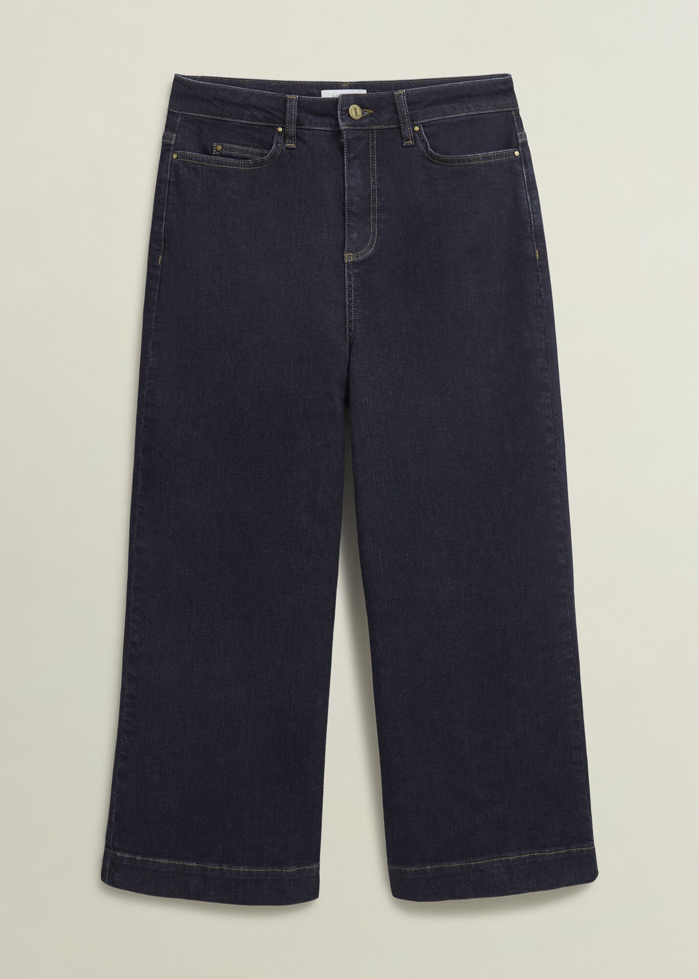 Brinley Crop Wide Leg Jeans