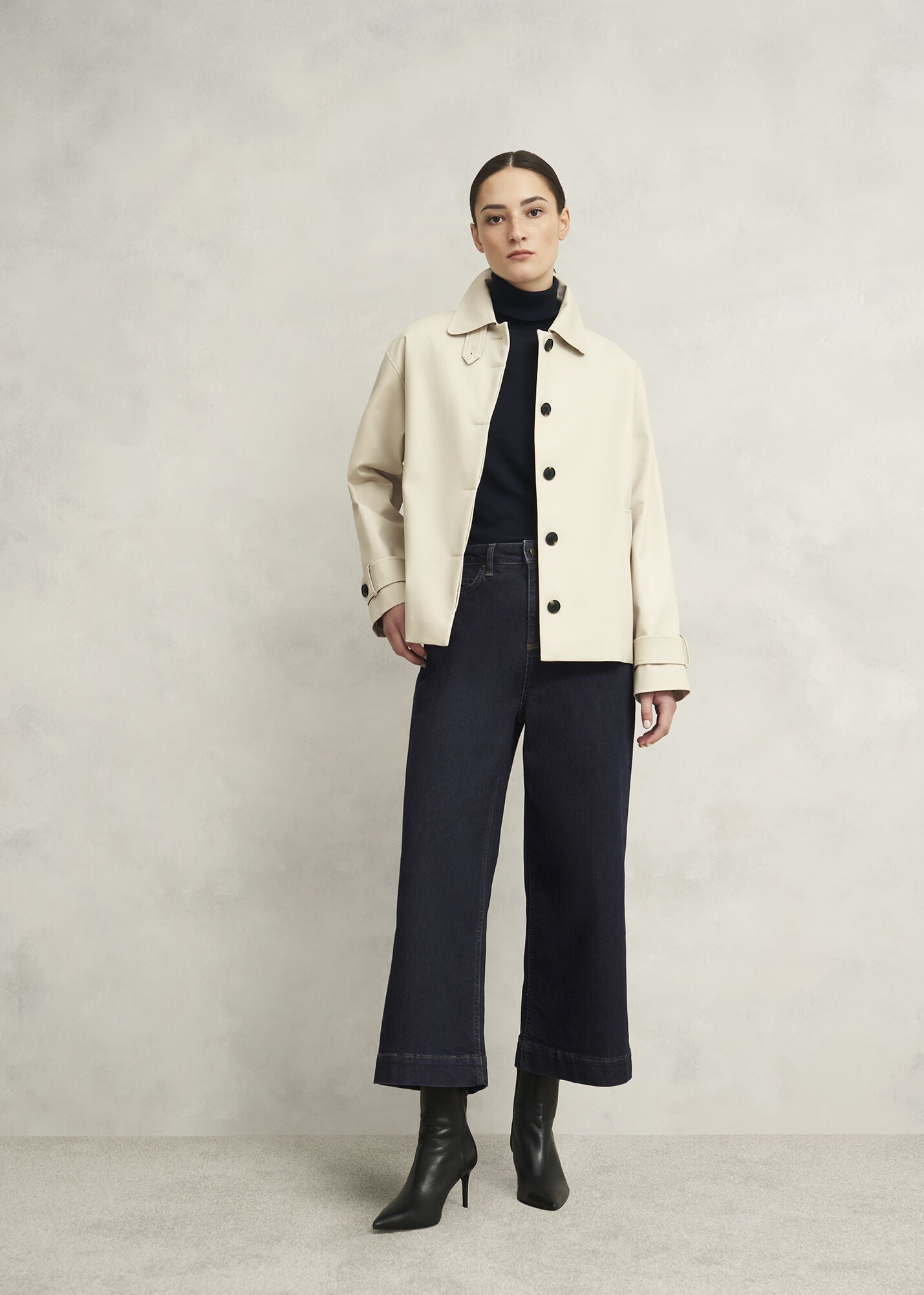 Brinley Crop Wide Leg Jeans