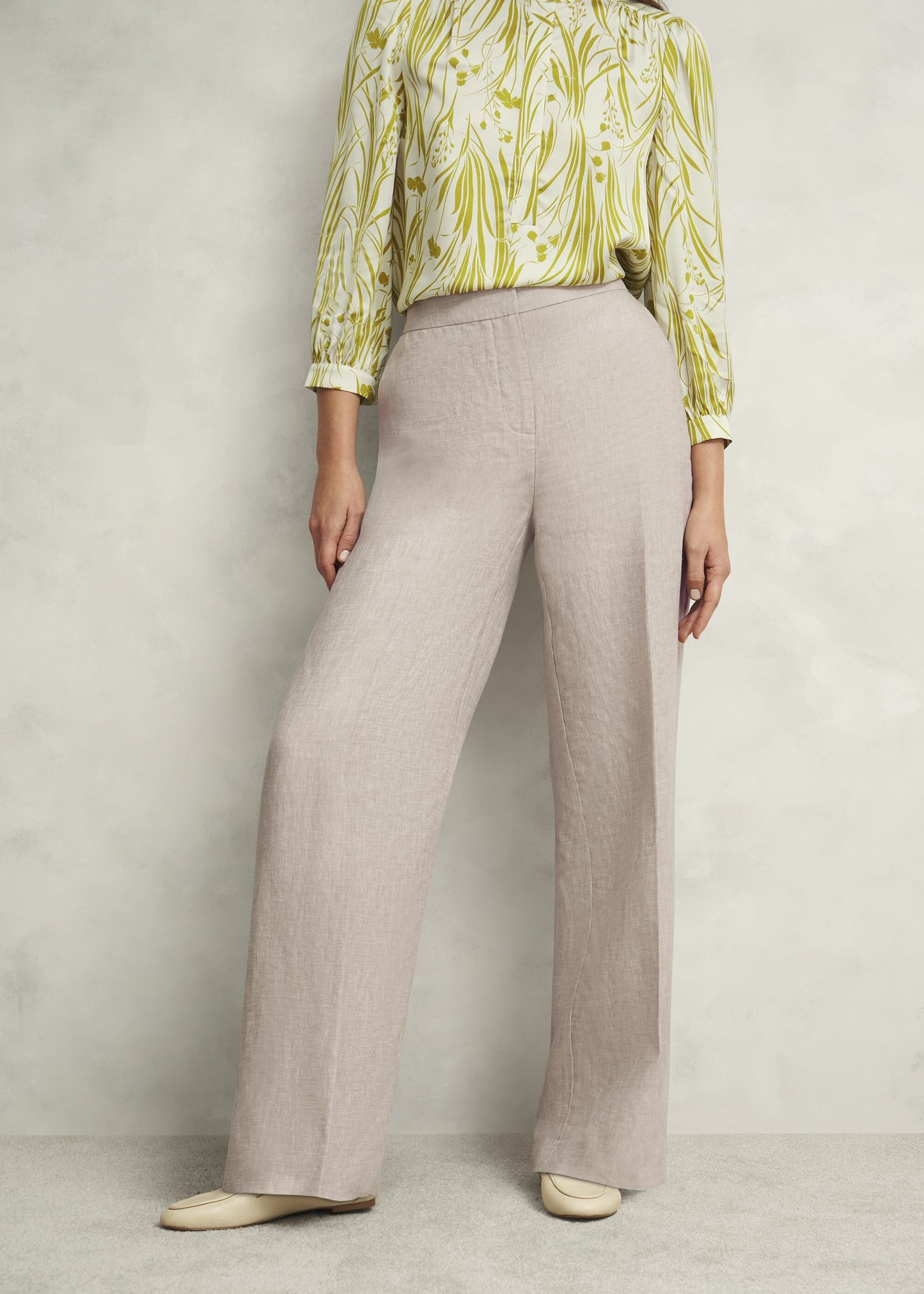 Alessia Linen Wide Trousers