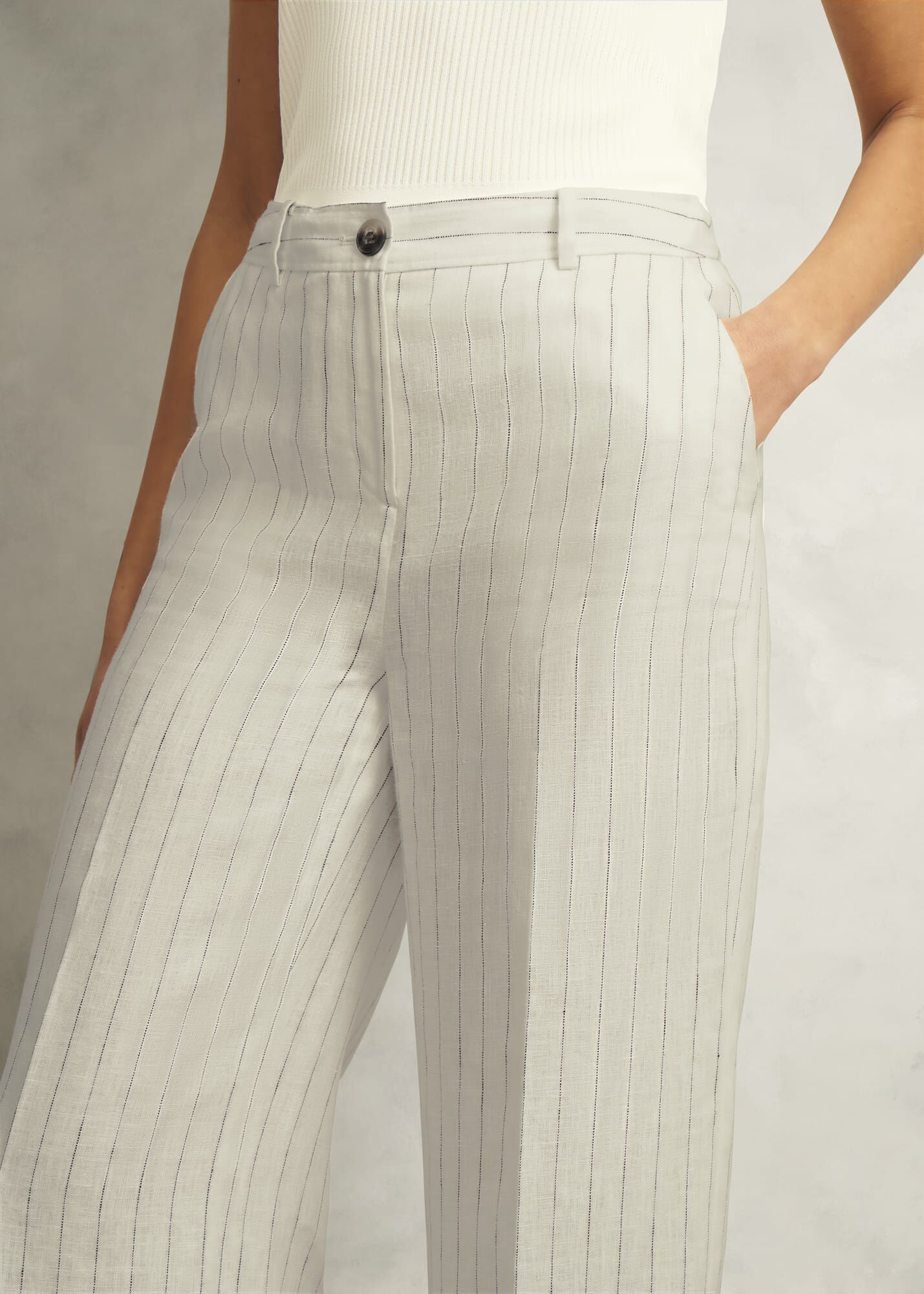 Groombridge Linen Wide Trousers