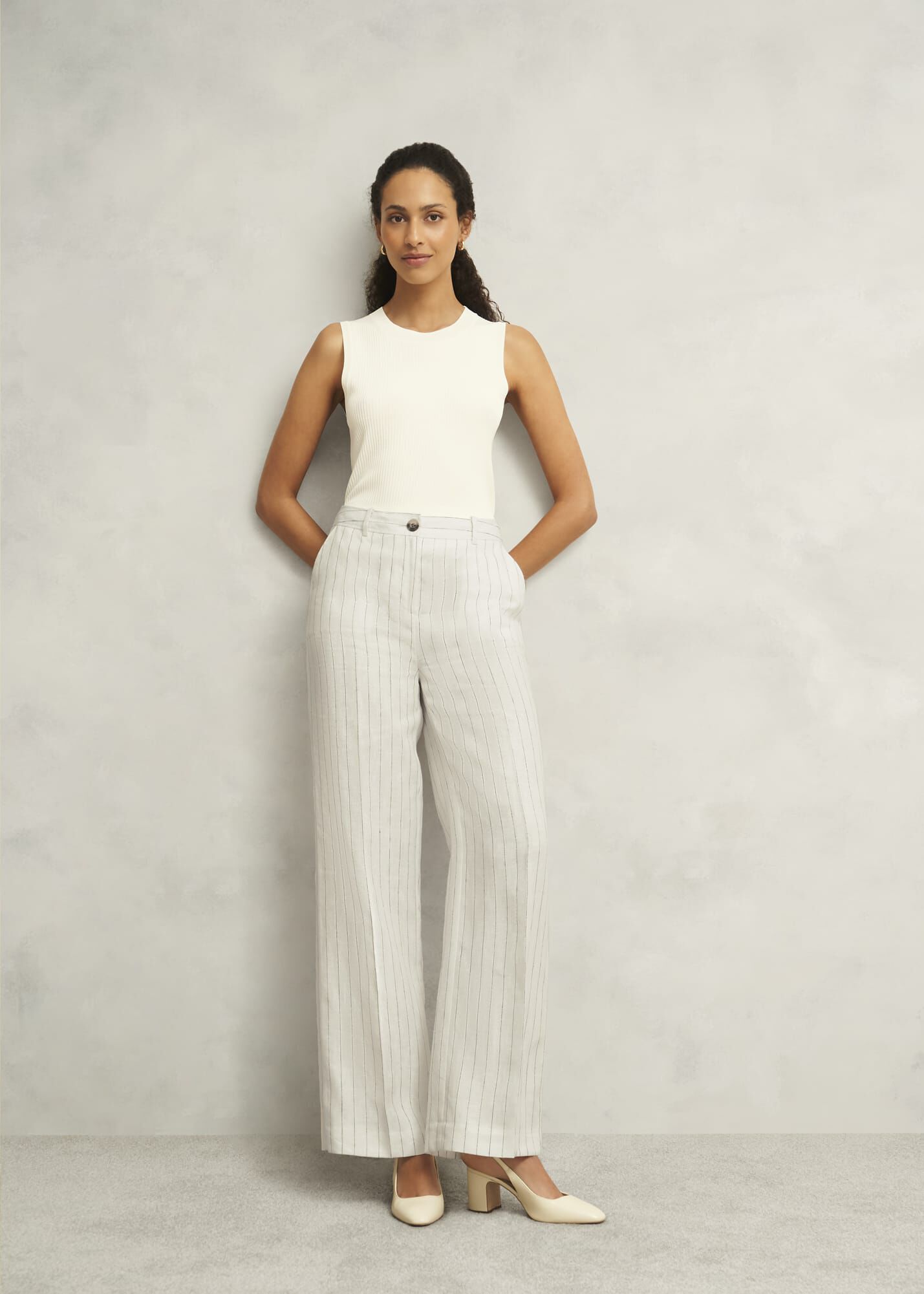 Groombridge Linen Wide Trousers