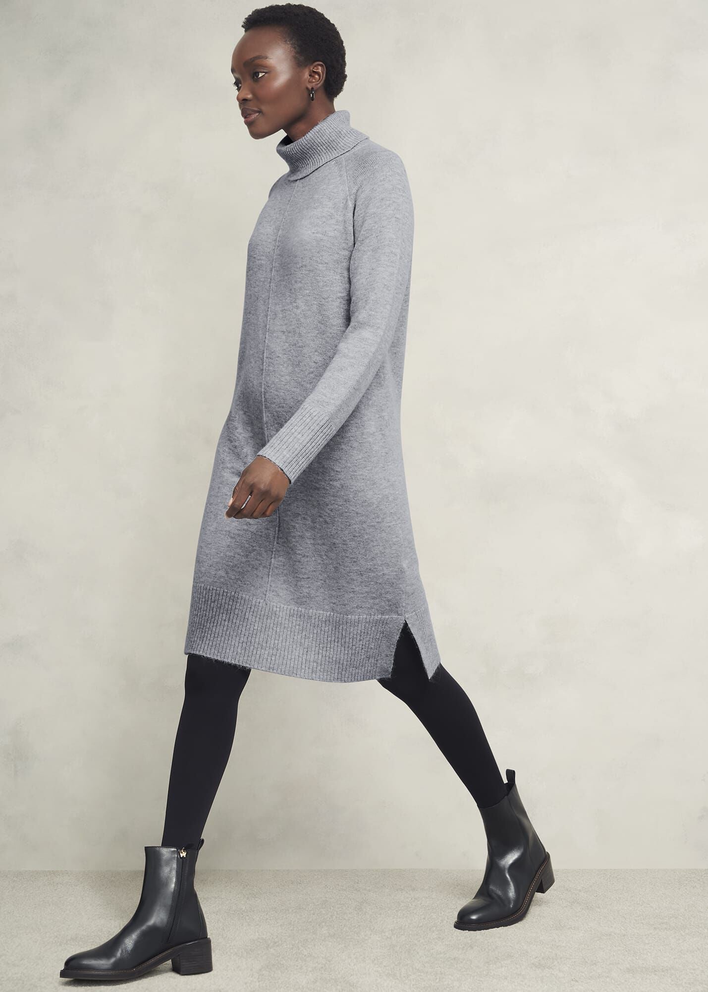 Nessa Knitted Dress With Alpaca