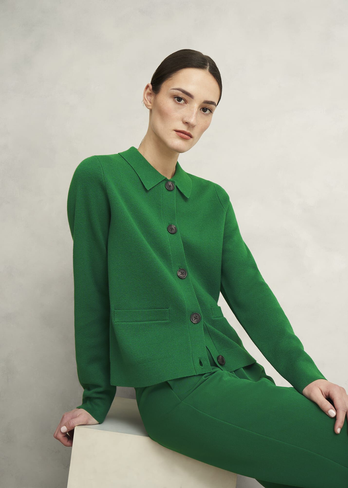 Mia Cotton Wool Knitted Jacket