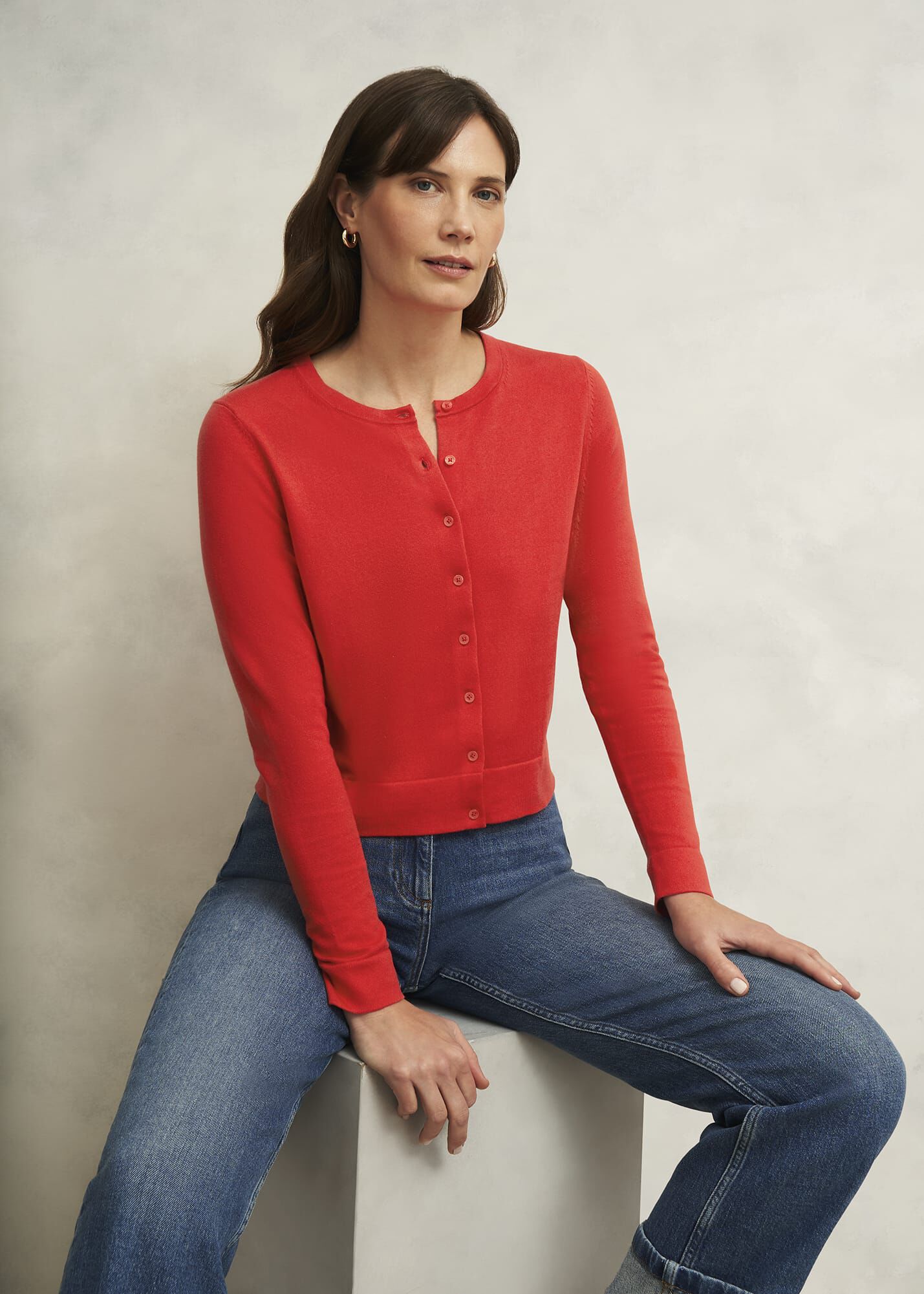 Michelle Cotton Blend Cardigan