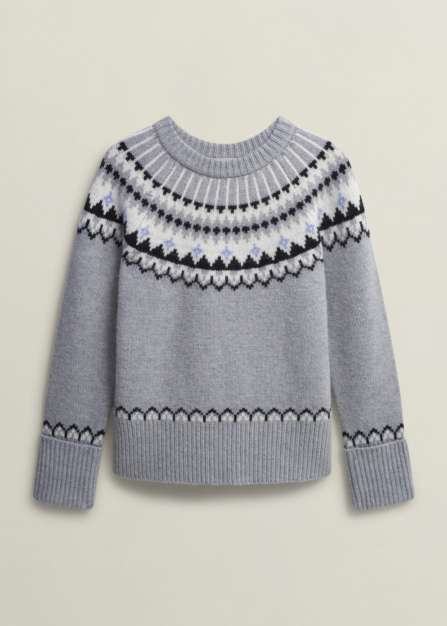Anya Fairisle Jumper With Alpaca