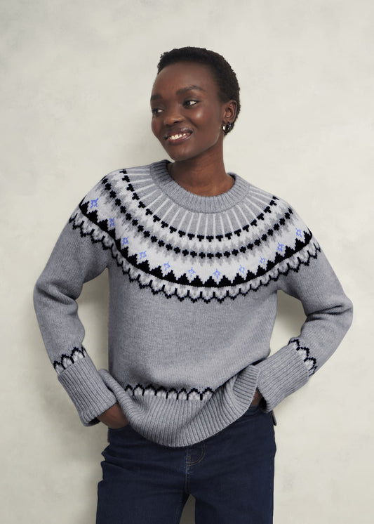 Anya Fairisle Jumper With Alpaca