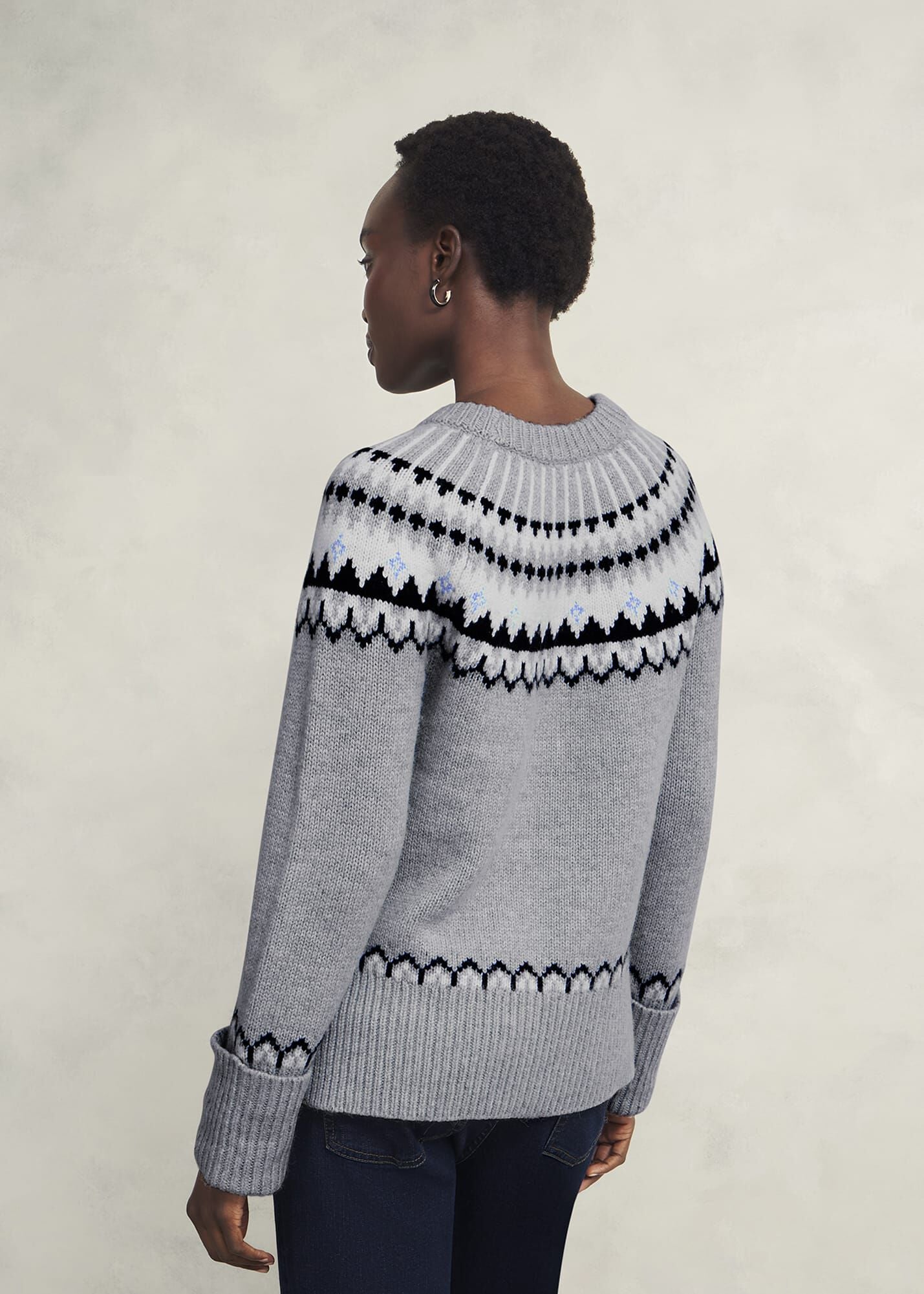 Anya Fairisle Jumper With Alpaca