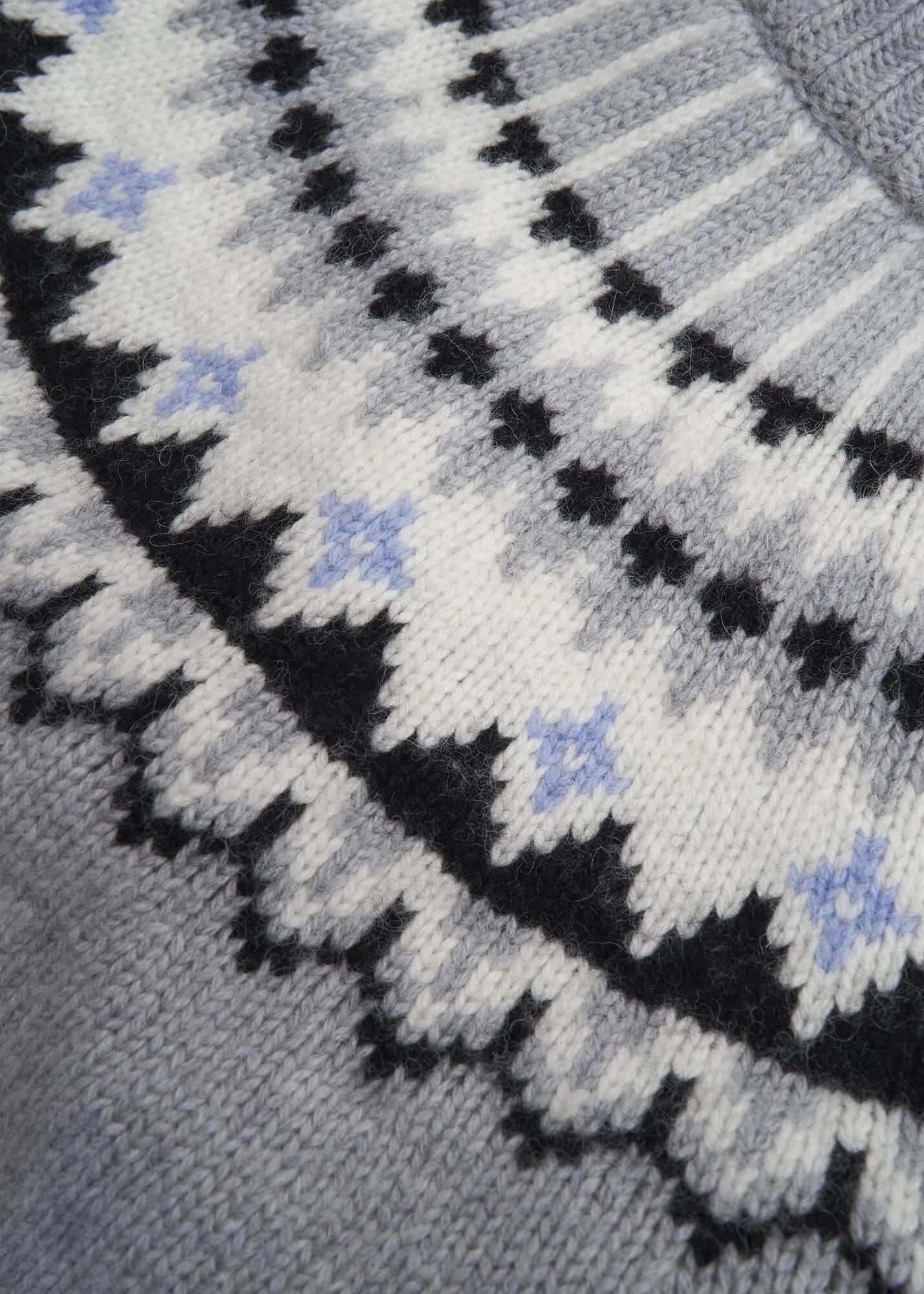 Anya Fairisle Jumper With Alpaca