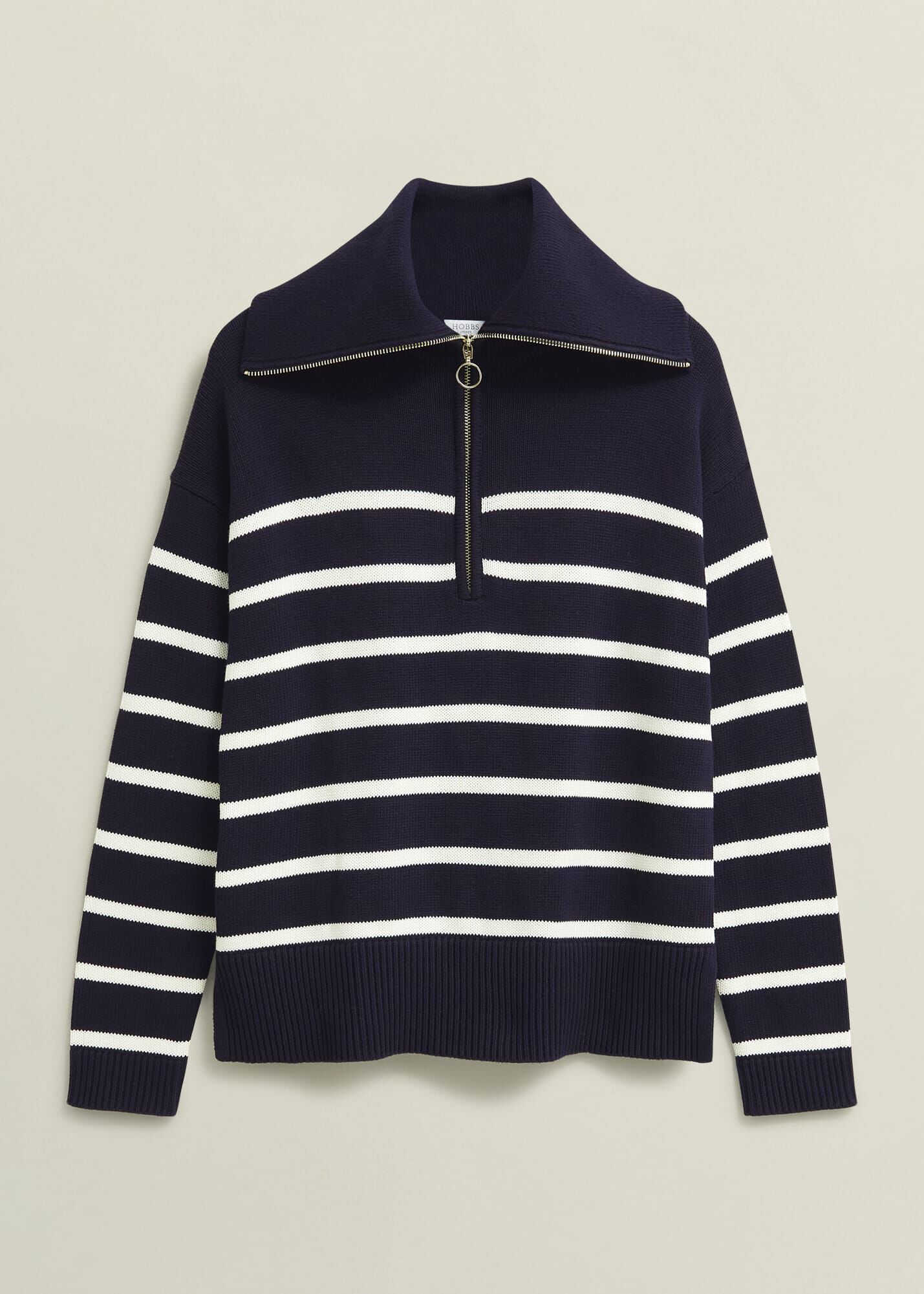 Amy Stripe Cotton Jumper