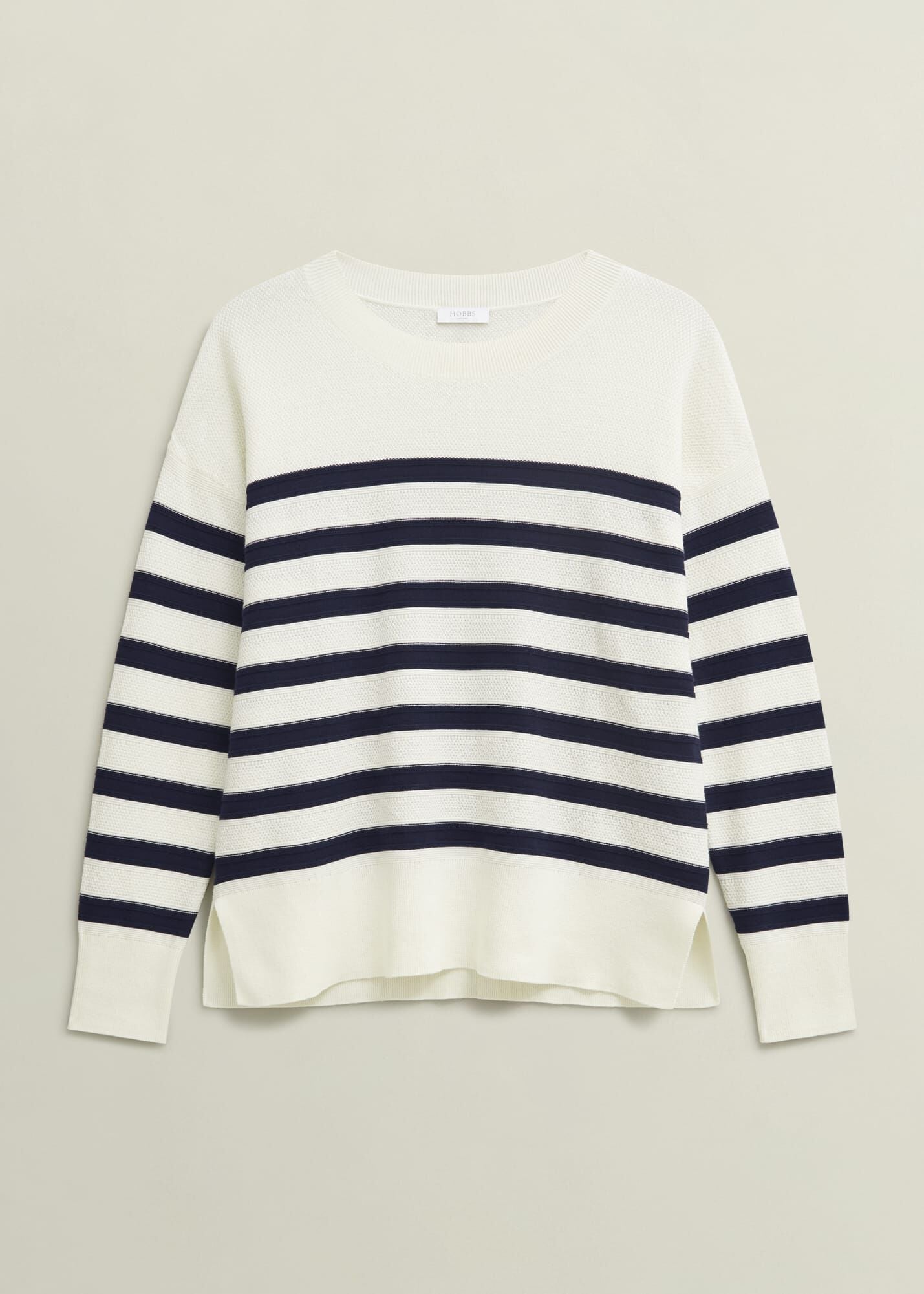 Amoura Striped Cotton Jumper
