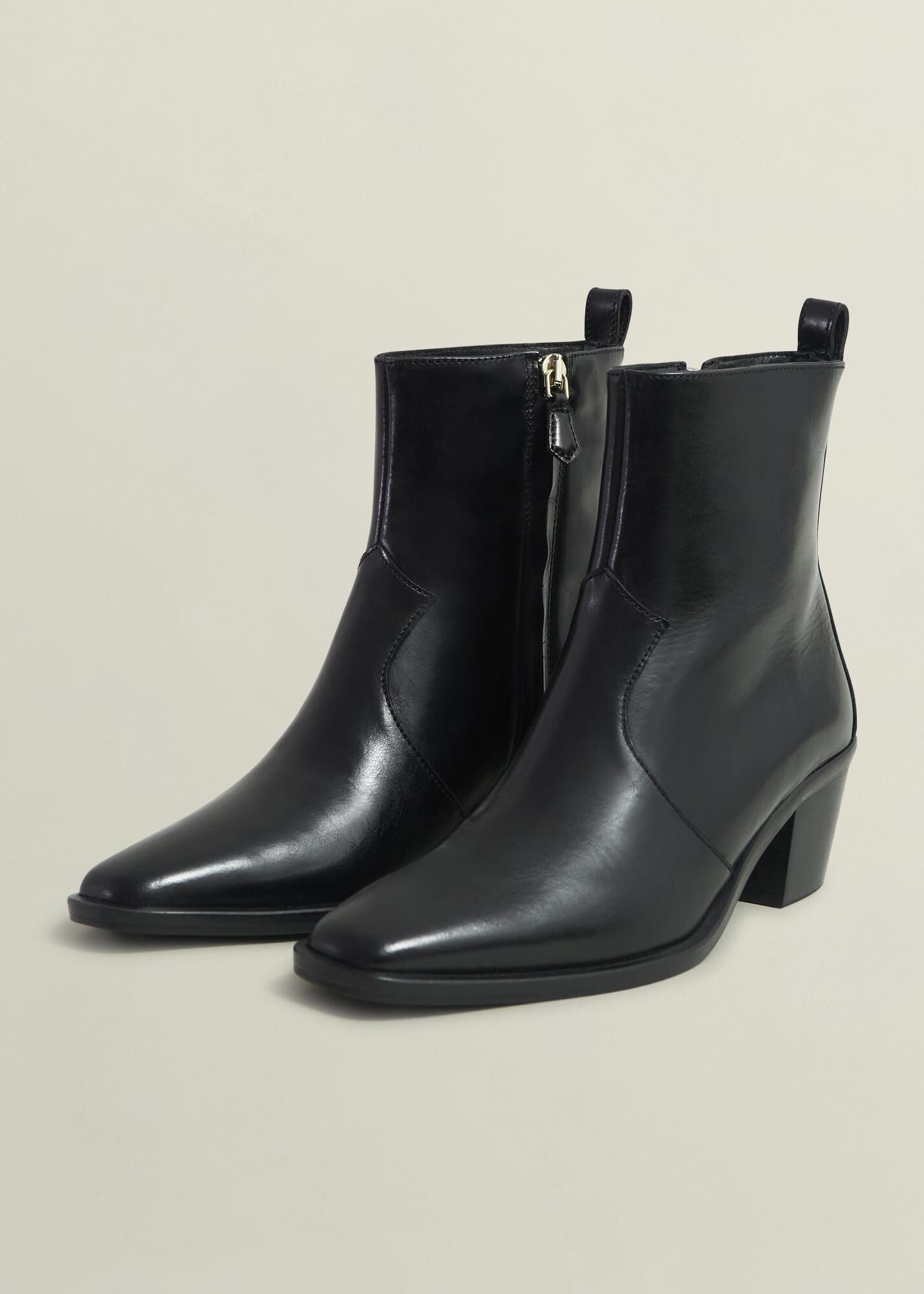 Frankie Leather Western Boots
