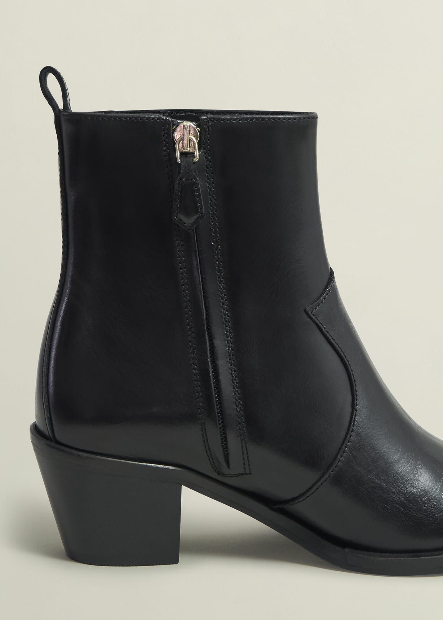 Frankie Leather Western Boots