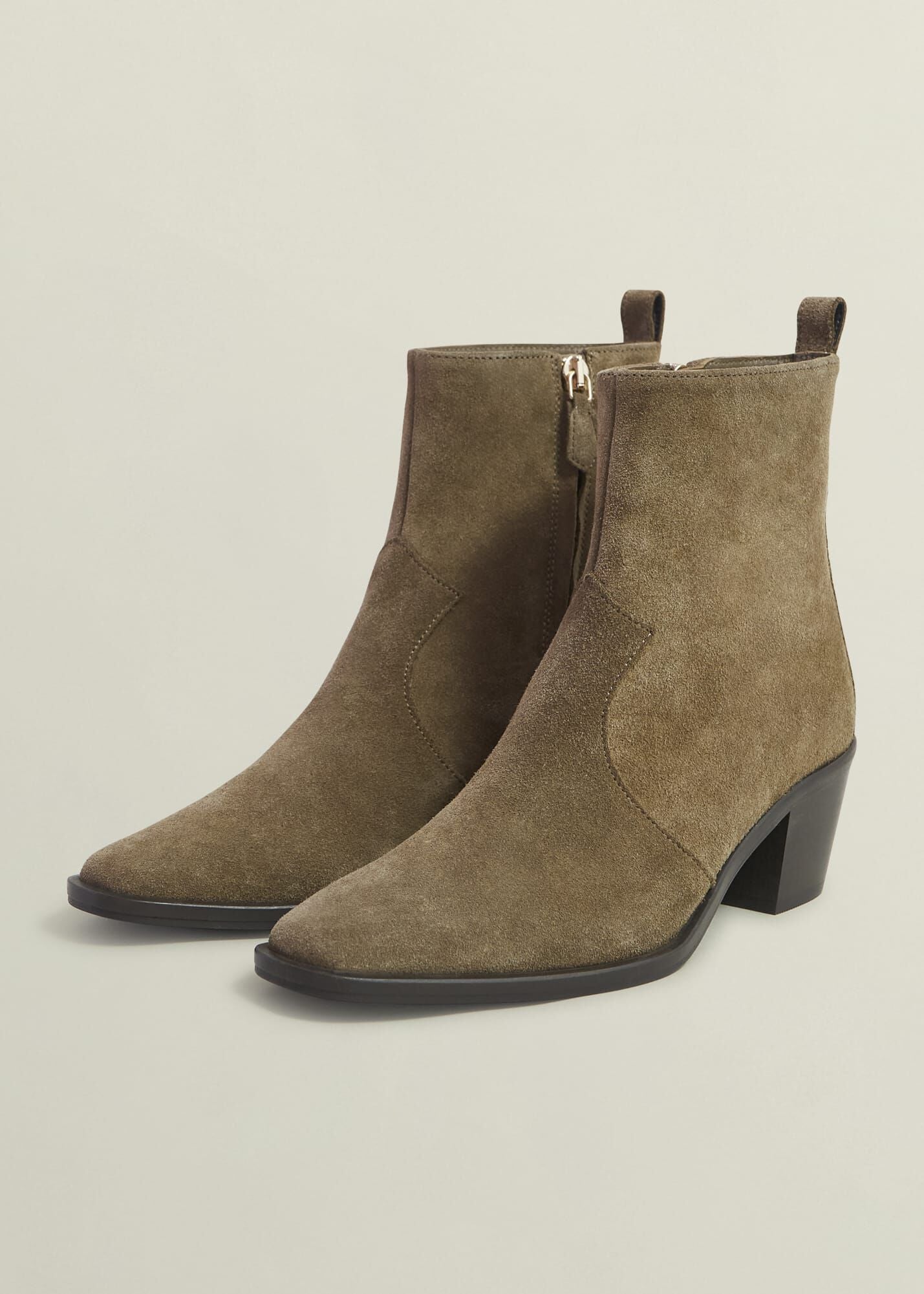 Frankie Suede Western Boots