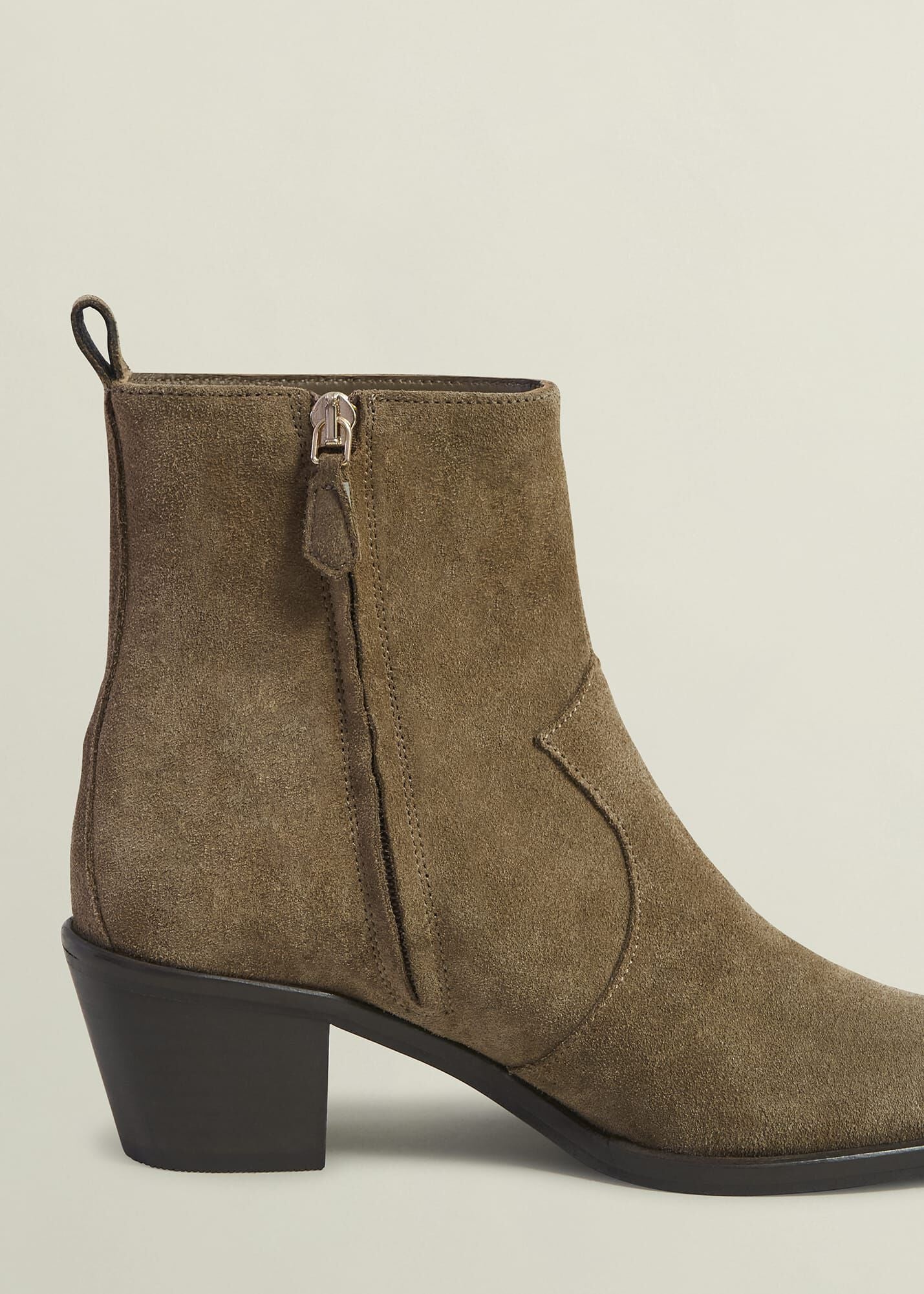 Frankie Suede Western Boots