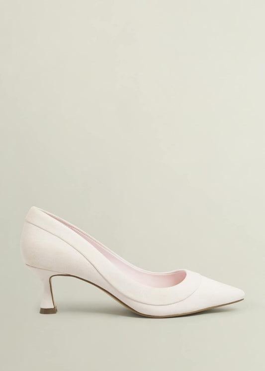 Faye Suede Court Shoes