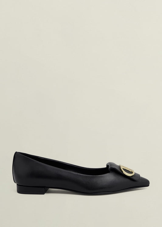 Leah Leather Pointed Flats
