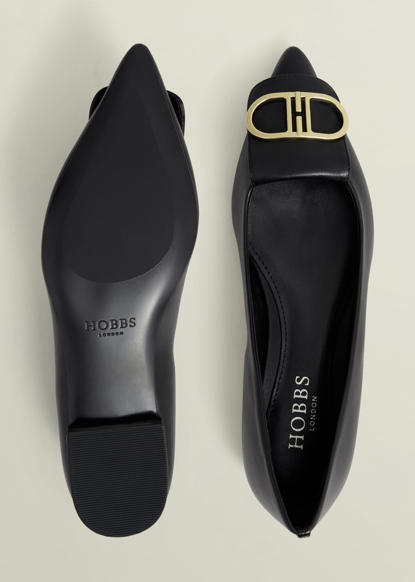 Leah Leather Pointed Flats
