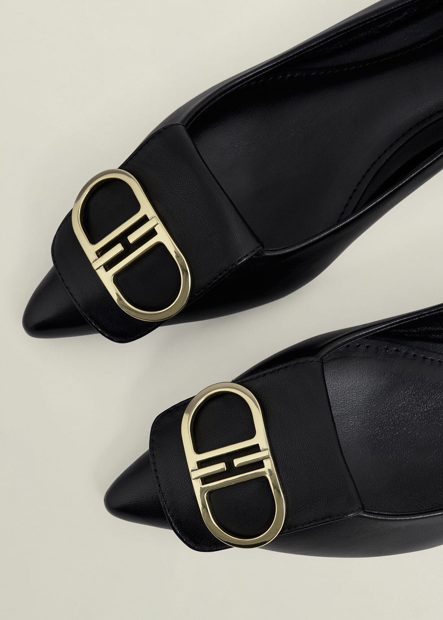 Leah Leather Pointed Flats