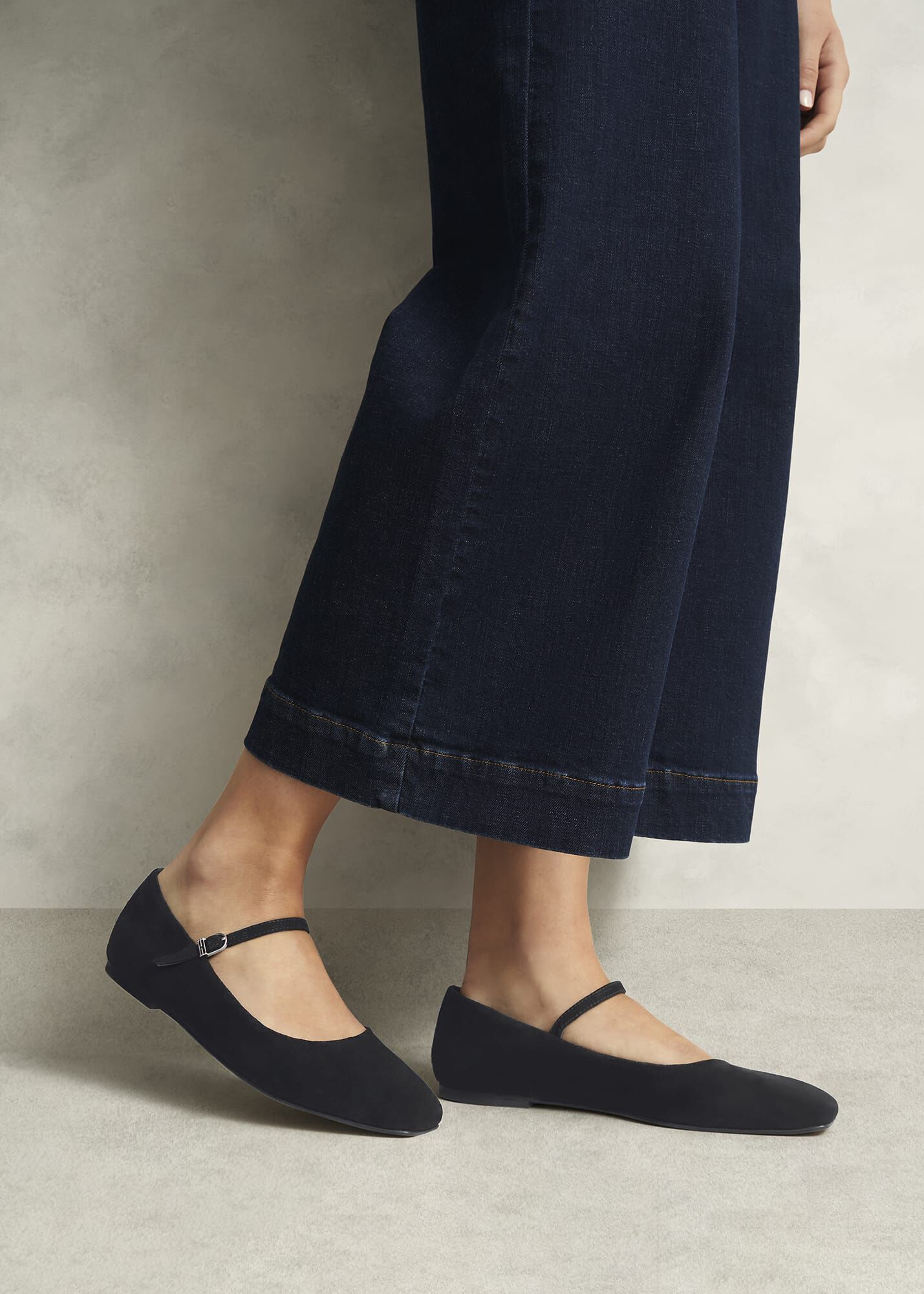 Suede Chrissy Mary Janes