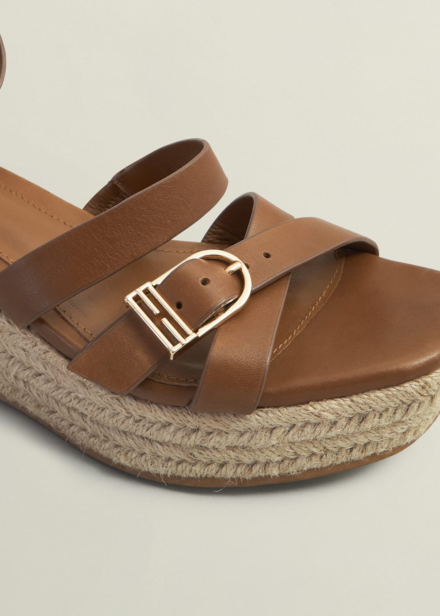 Paloma Leather Espadrilles