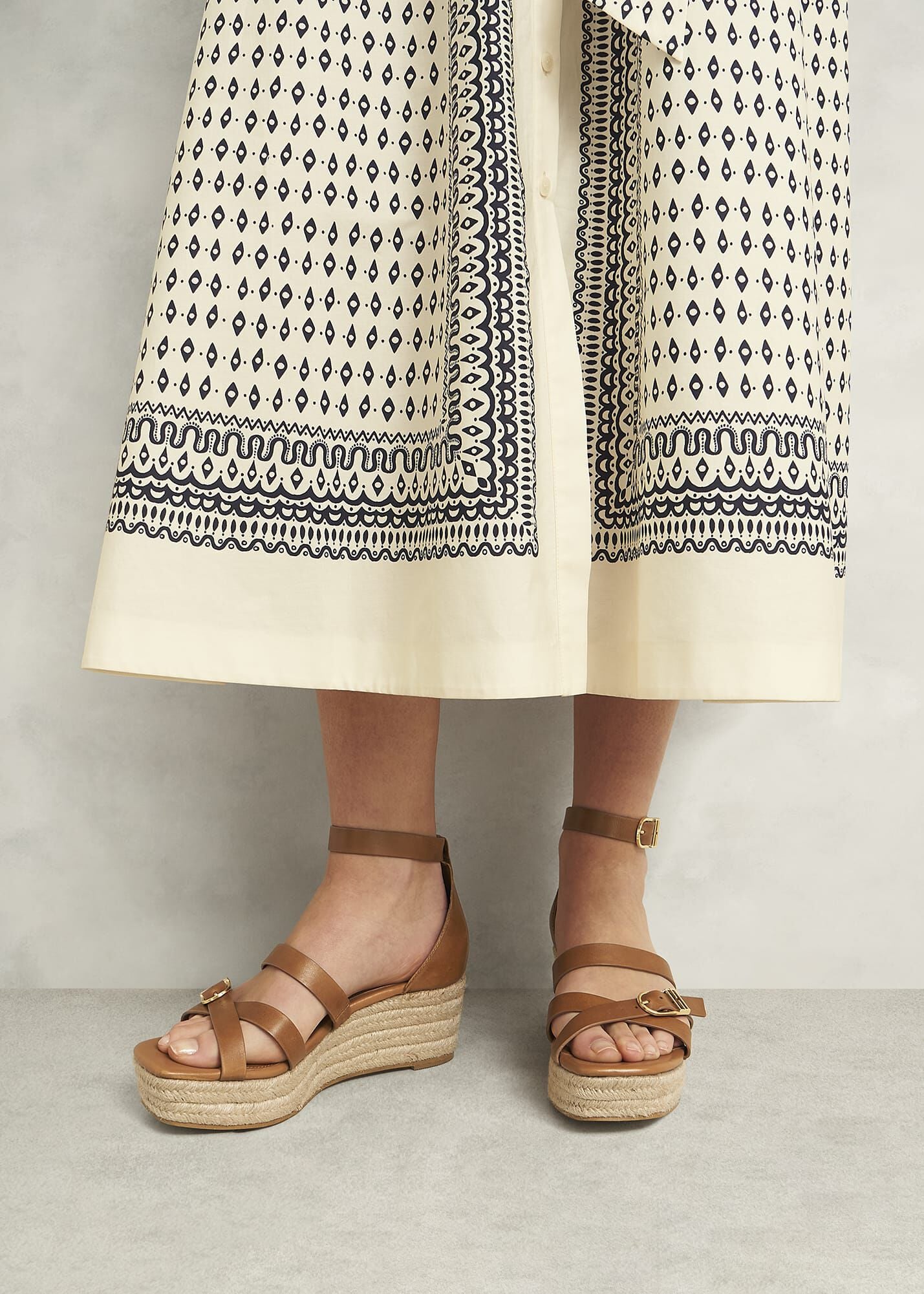 Paloma Leather Espadrilles