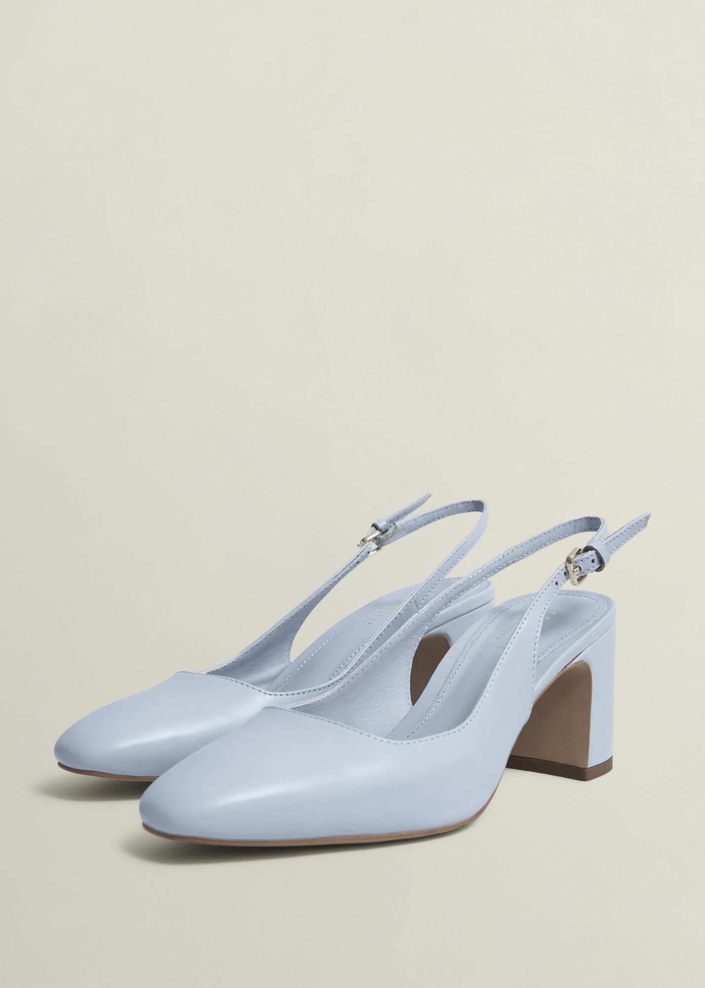 Lily Leather Slingbacks