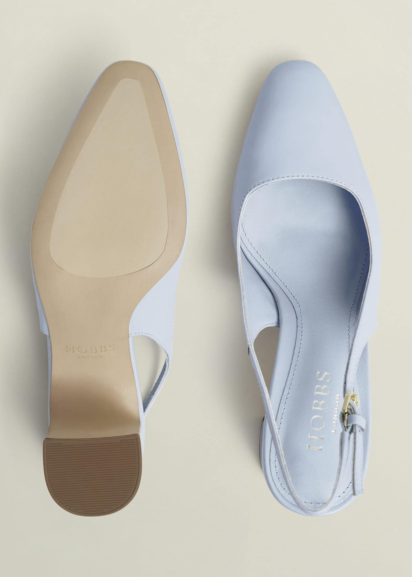 Lily Leather Slingbacks