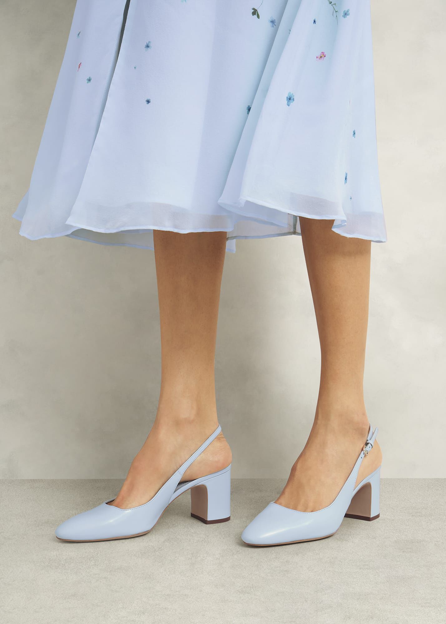 Lily Leather Slingbacks