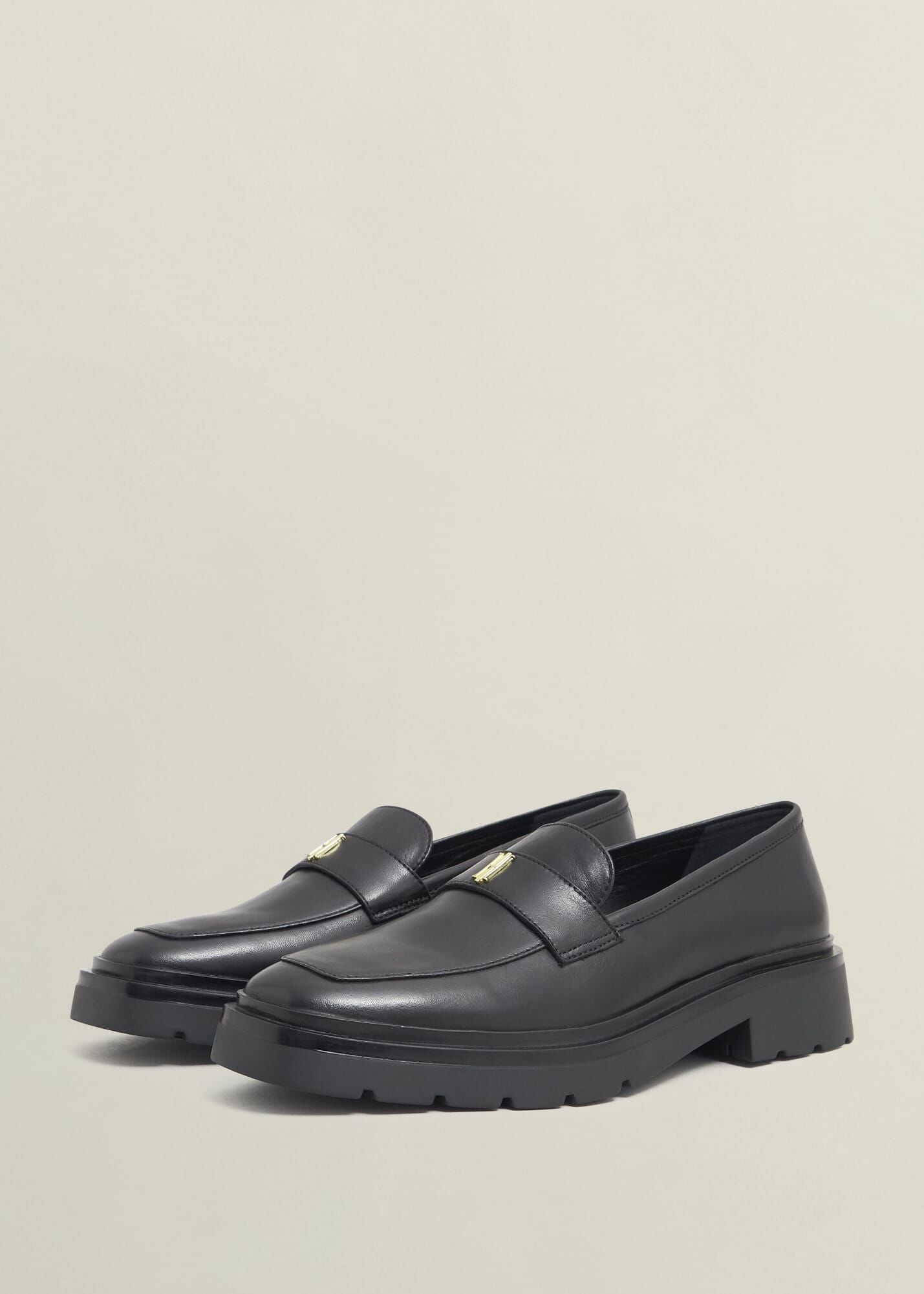 Saige Leather Loafers