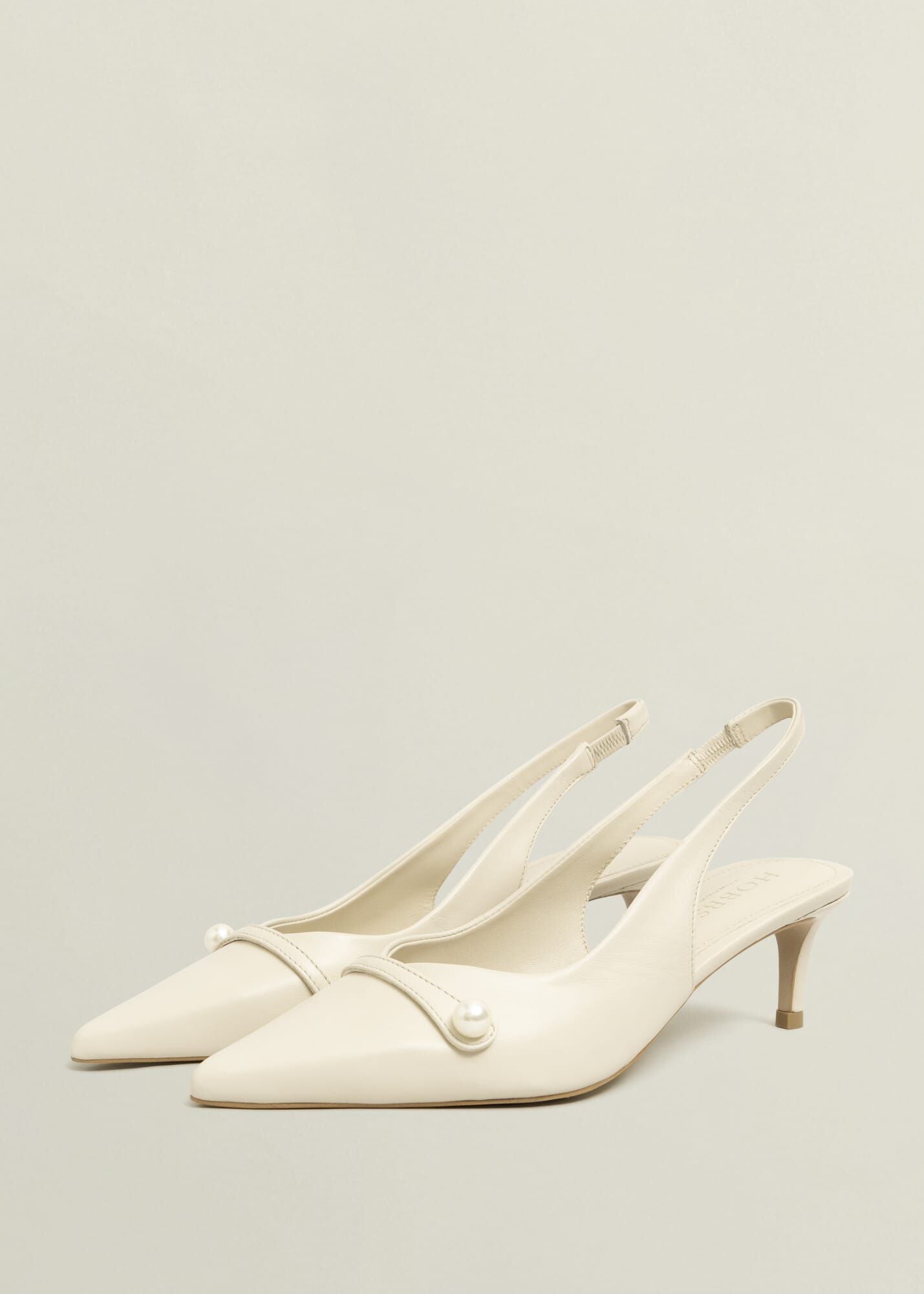 Serena Leather Slingbacks