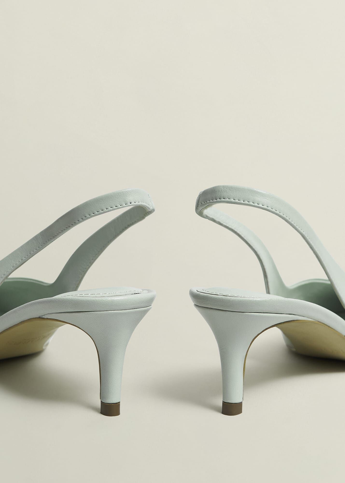 Serena Leather Slingbacks