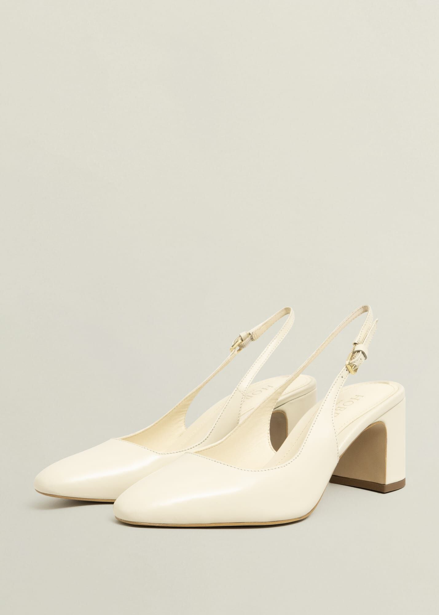 Lily Leather Slingbacks