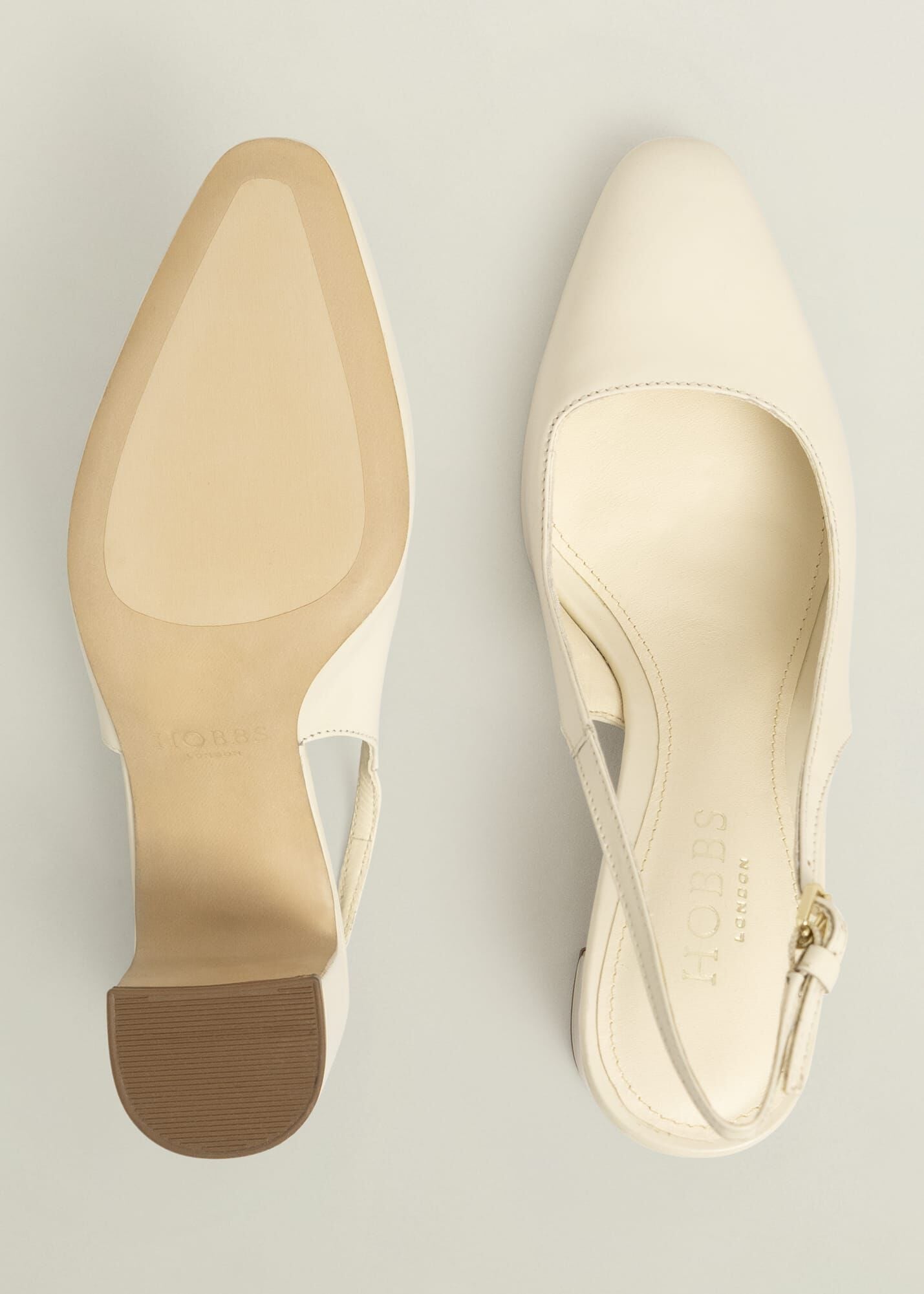 Lily Leather Slingbacks