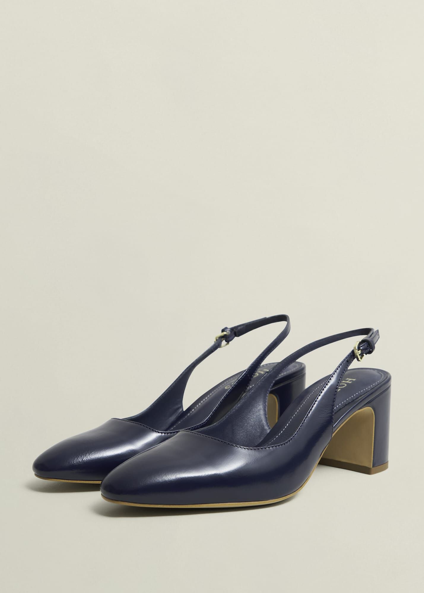 Lily Leather Slingbacks
