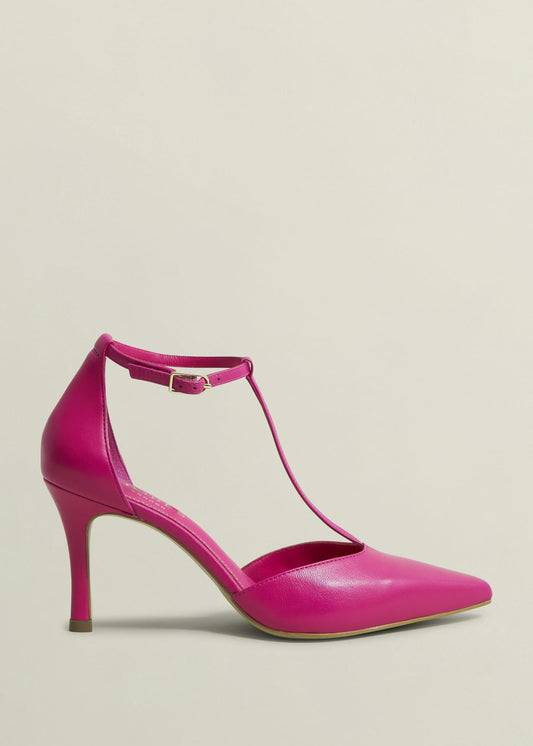 Alice T-Bar Leather Courts