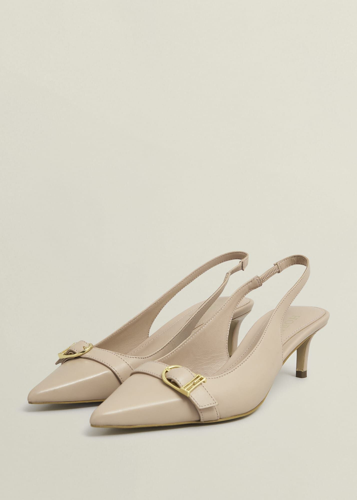 Jude Leather Slingbacks