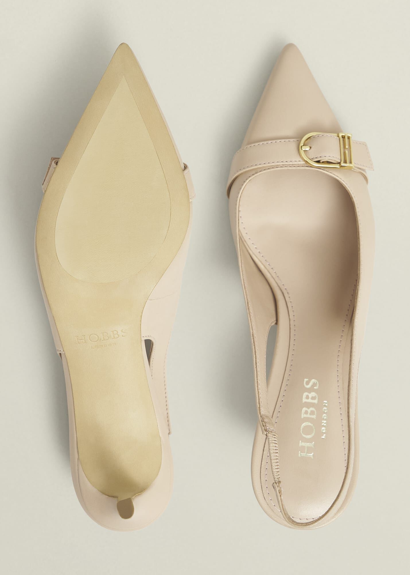 Jude Leather Slingbacks